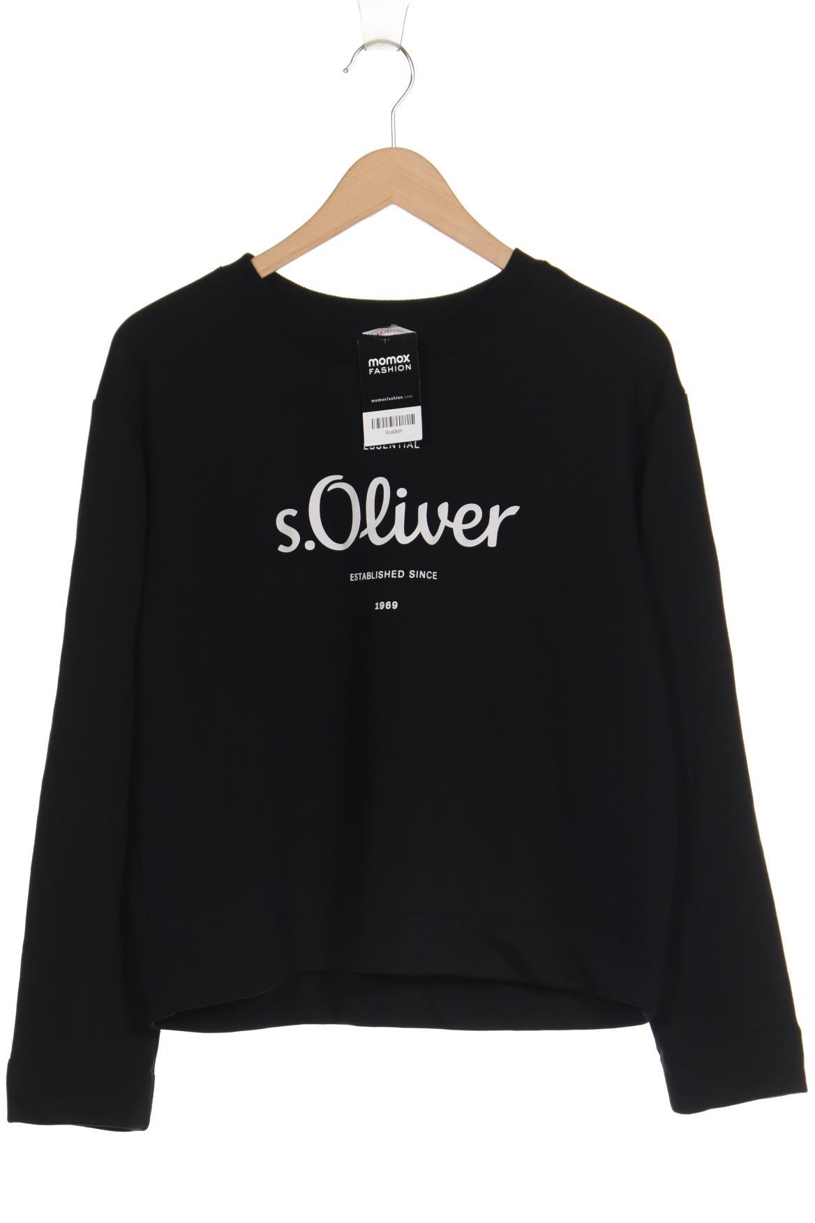 

s.Oliver Damen Sweatshirt, schwarz, Gr. 42