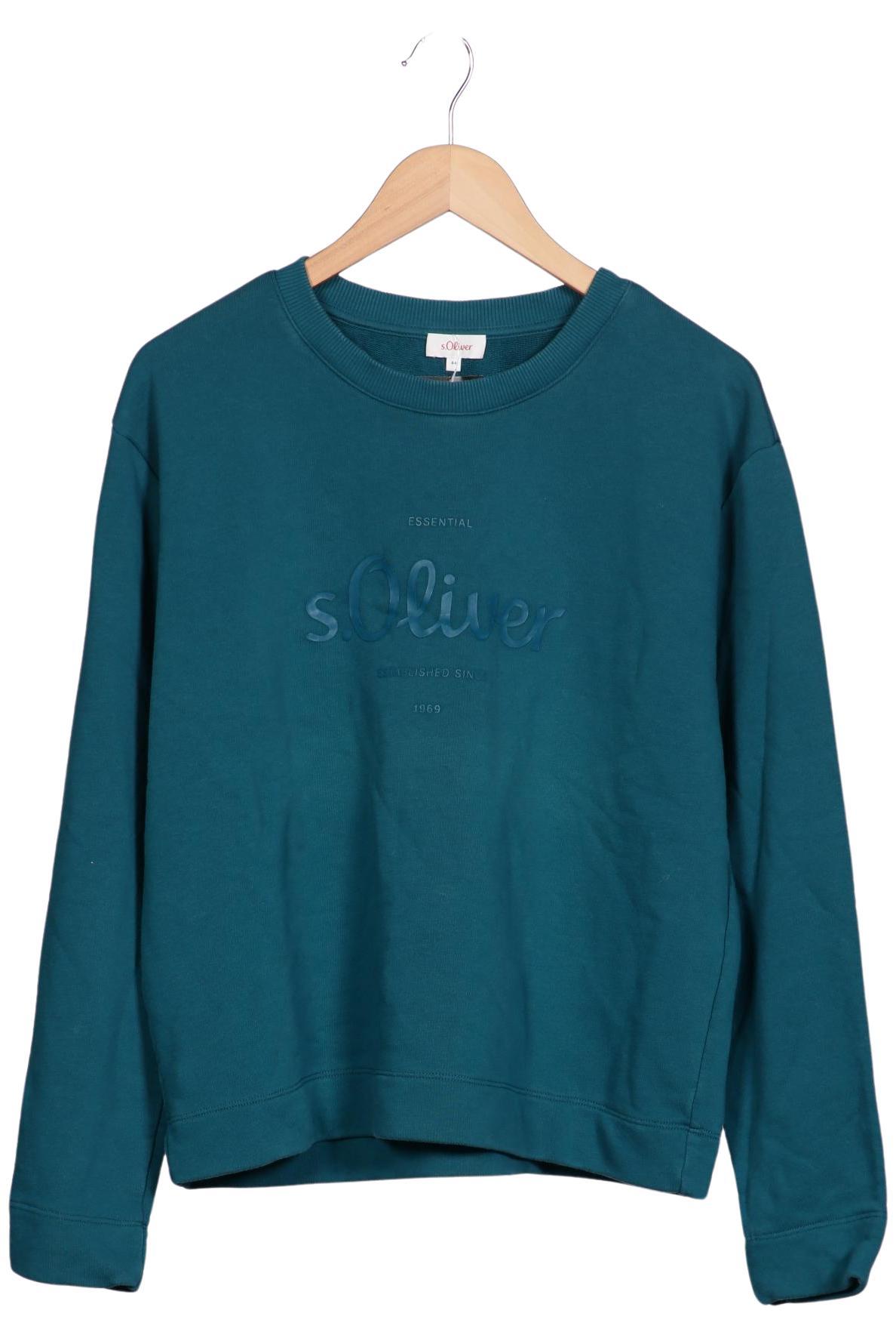 

s.Oliver Damen Sweatshirt, türkis, Gr. 44