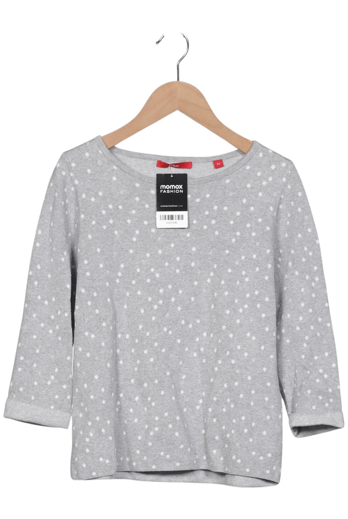 

s.Oliver Damen Pullover, grau, Gr. 34