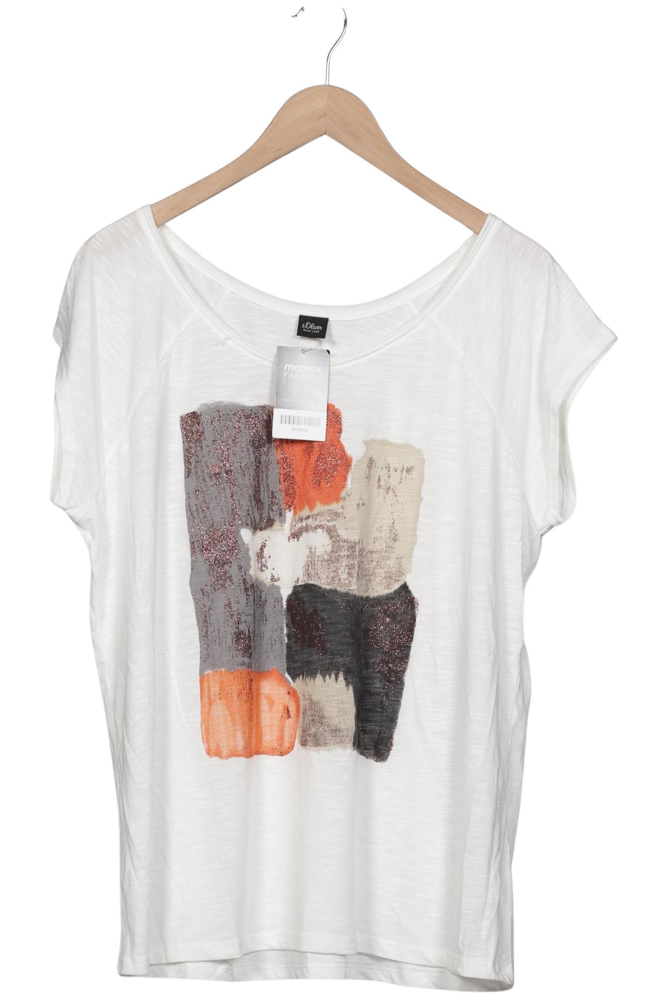 

s.Oliver Damen T-Shirt, weiß, Gr. 46
