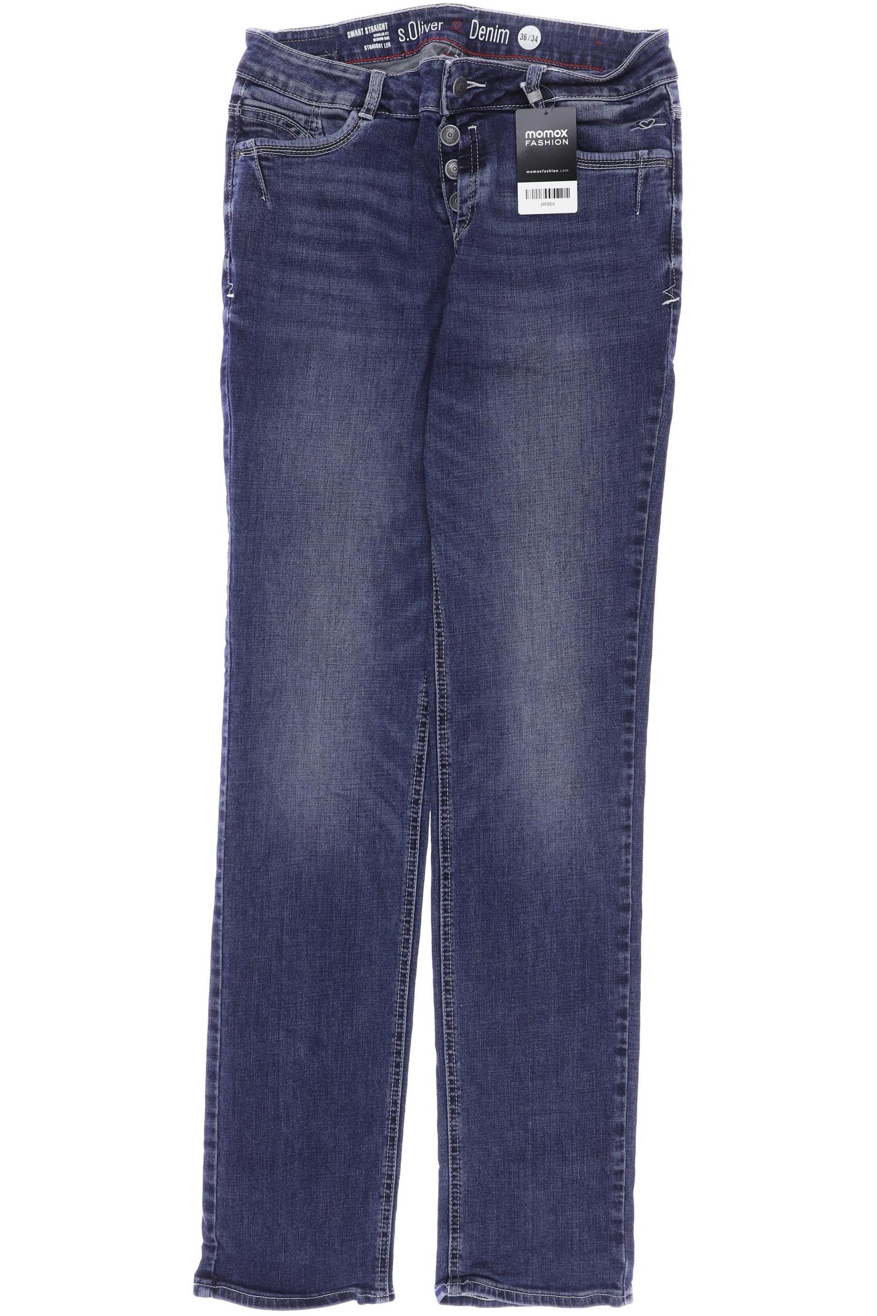 

s.Oliver Damen Jeans, marineblau