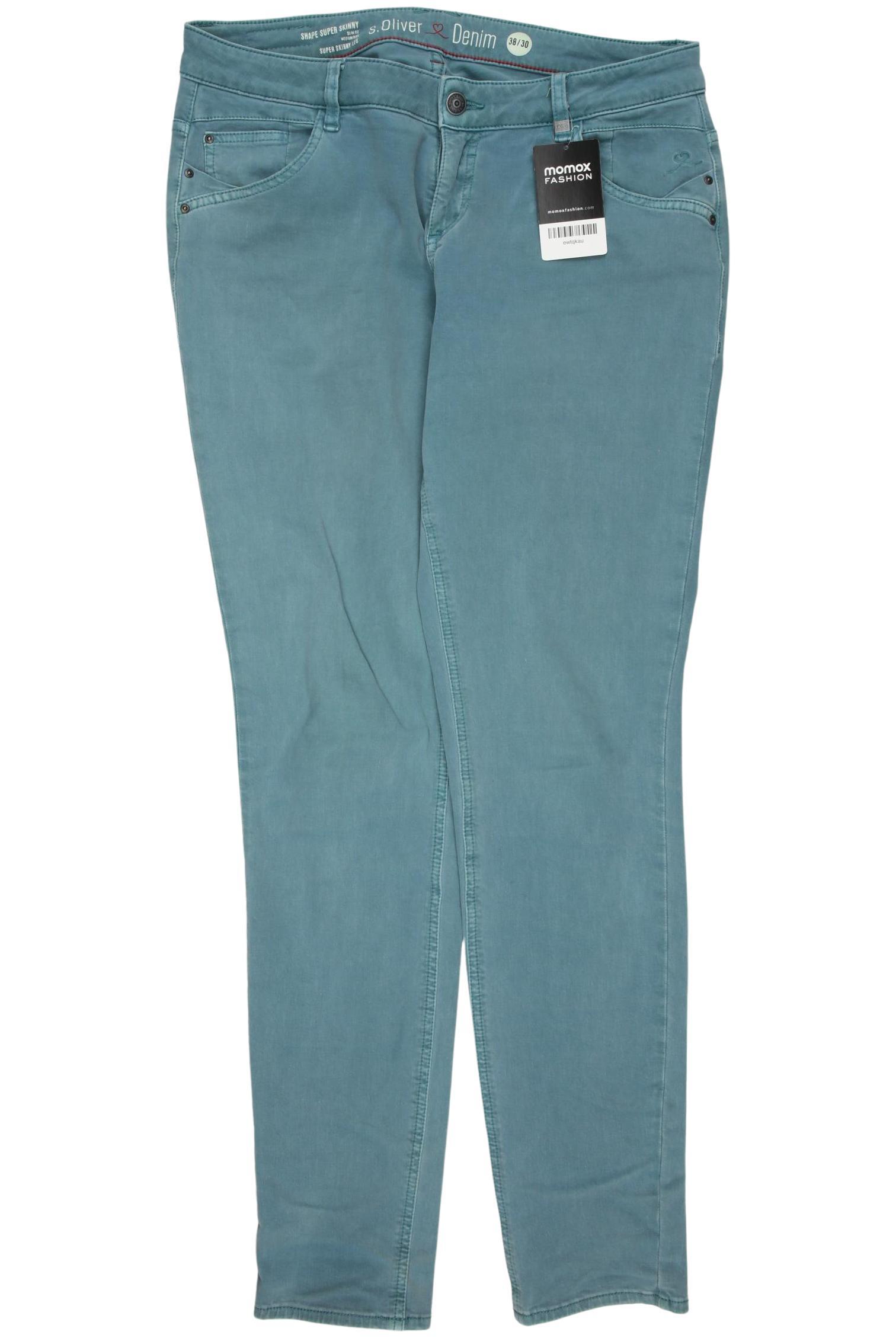 

s.Oliver Damen Jeans, türkis, Gr. 38