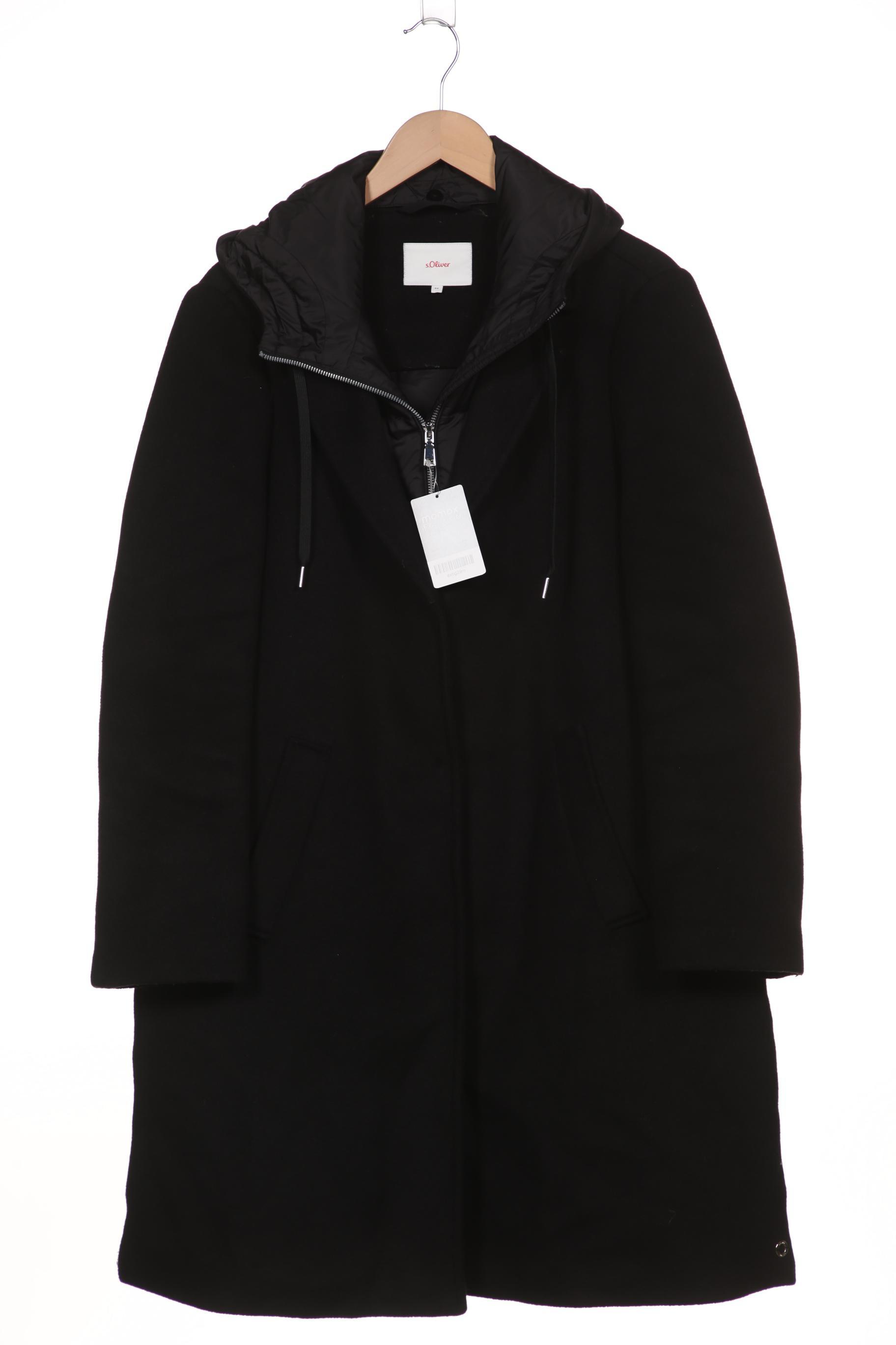 

s.Oliver Damen Mantel, schwarz