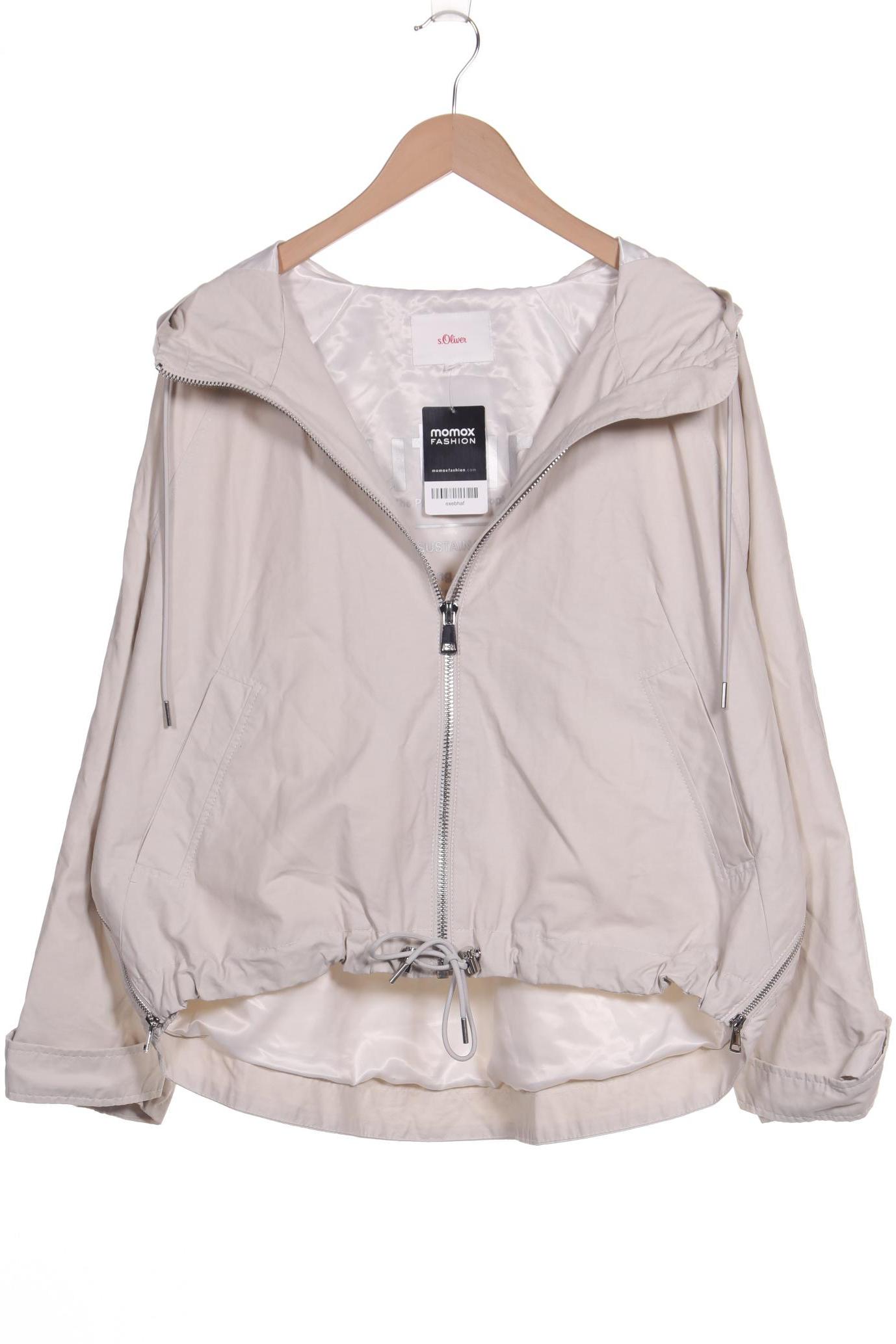 

s.Oliver Damen Jacke, cremeweiß, Gr. 38