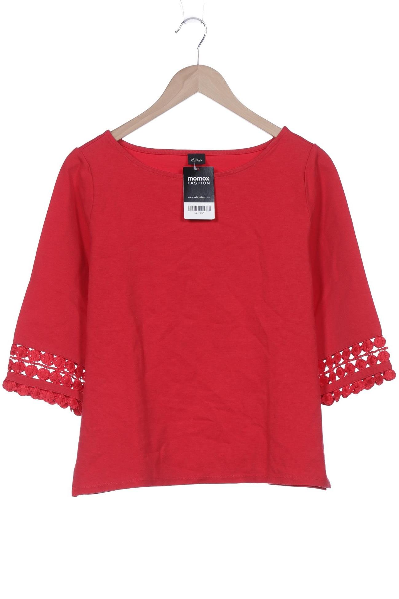 

s.Oliver Damen Langarmshirt, rot, Gr. 40