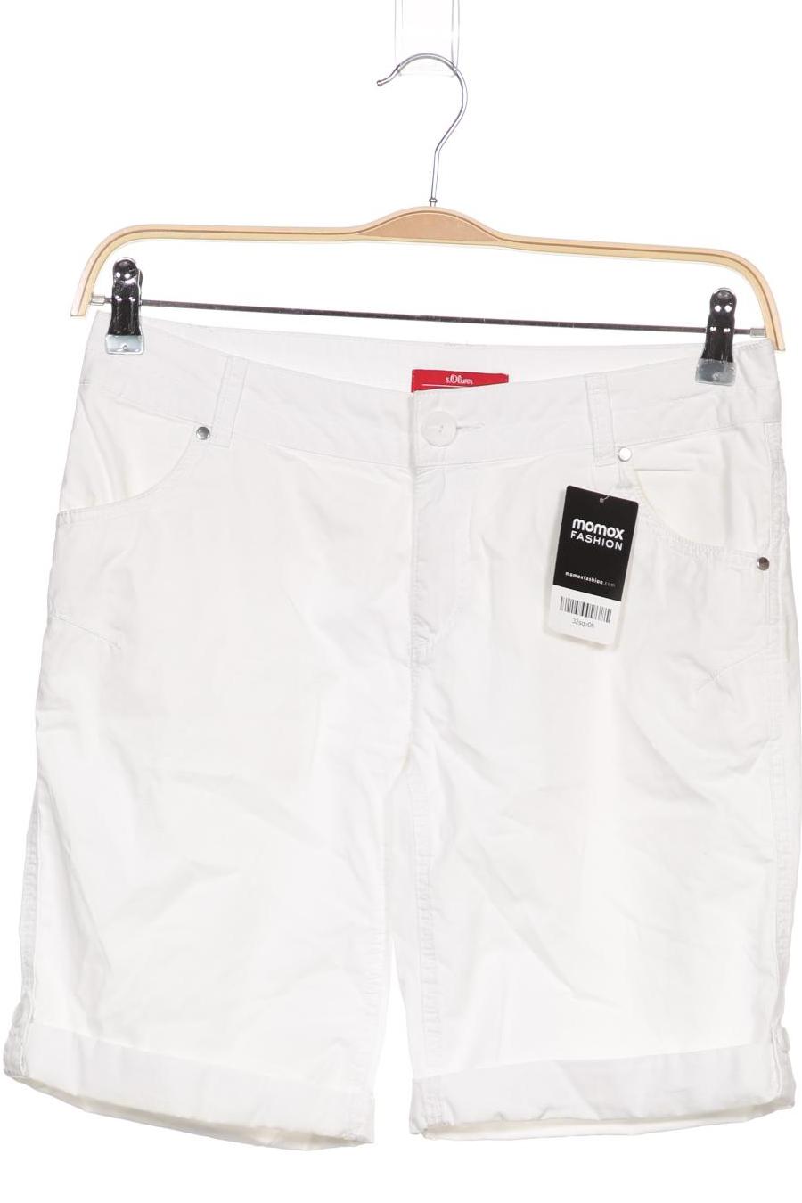 

s.Oliver Damen Shorts, weiß, Gr. 36
