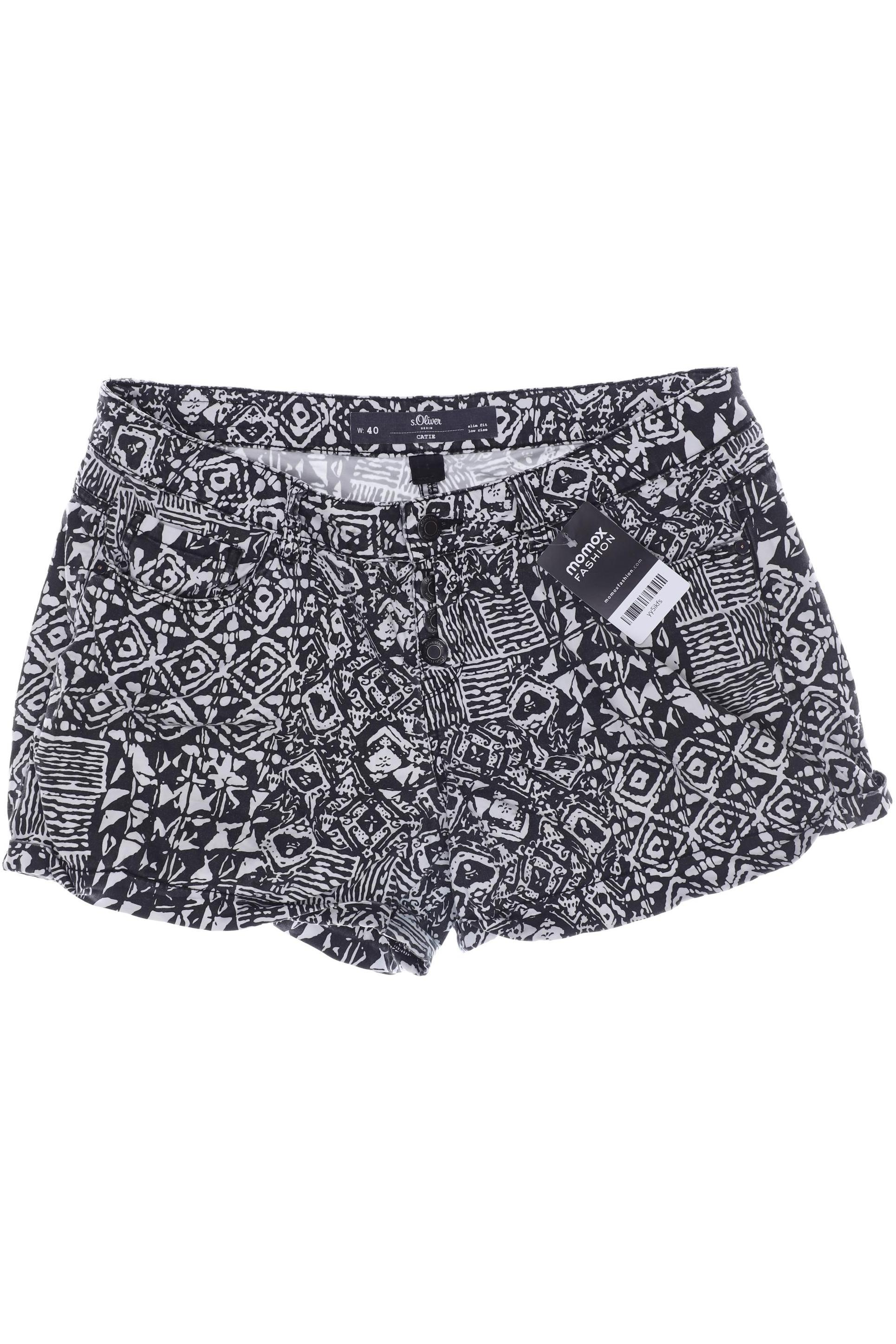 

s.Oliver Damen Shorts, schwarz