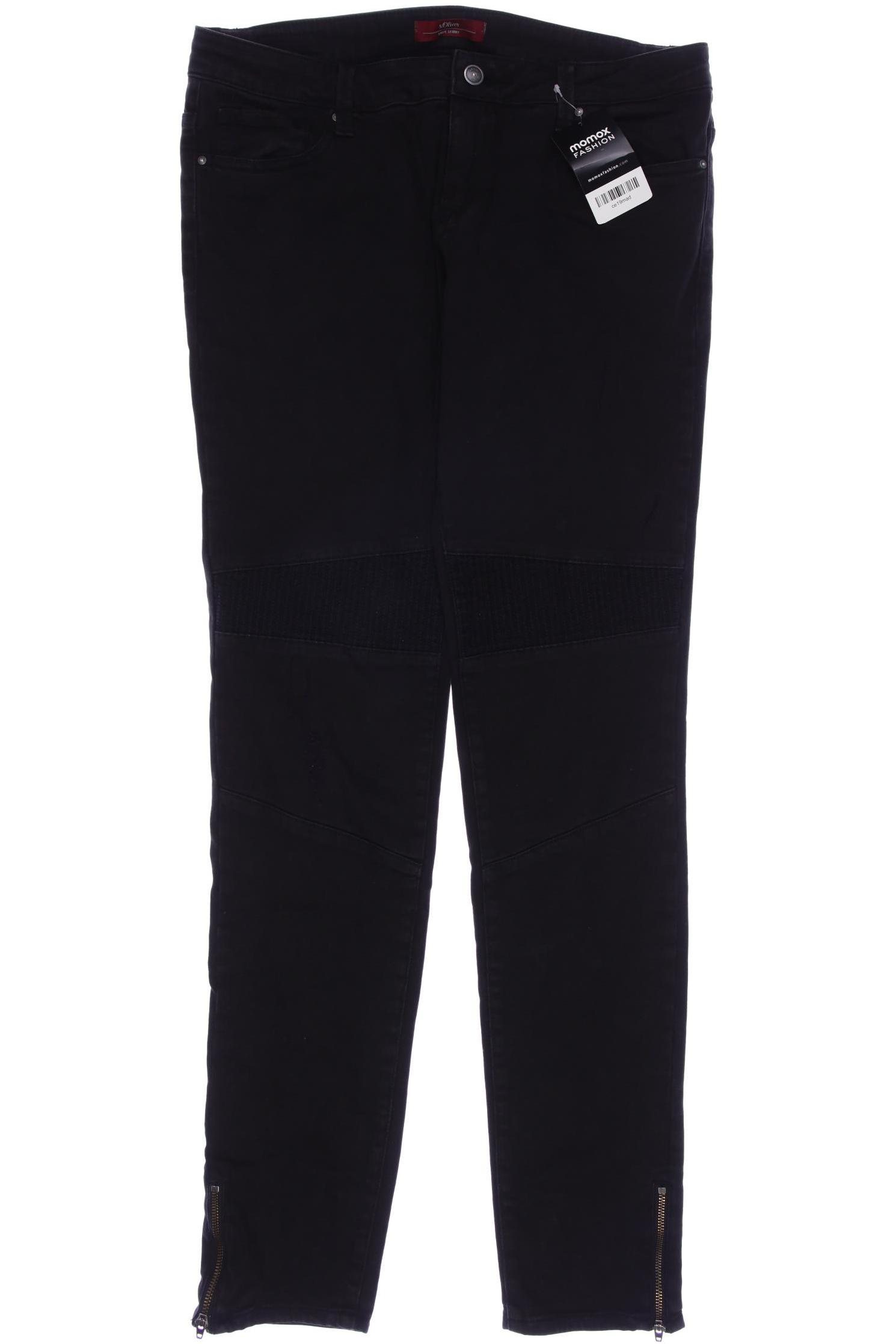 

s.Oliver Damen Jeans, schwarz, Gr. 33