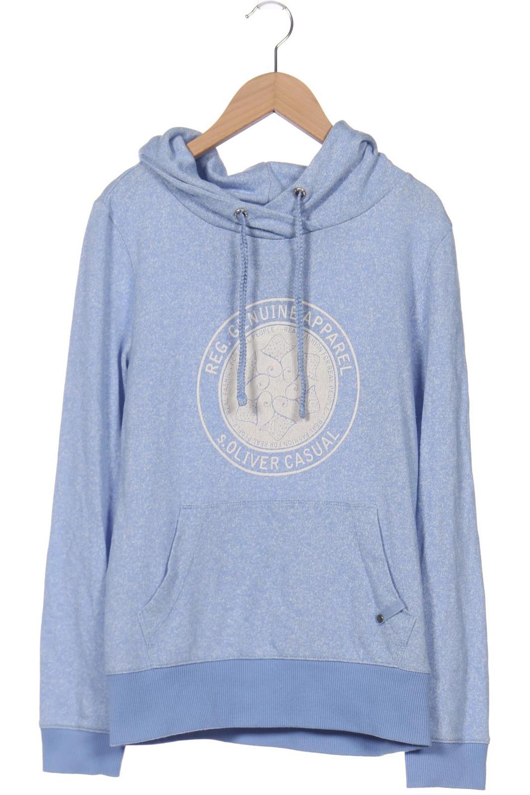 

s.Oliver Damen Kapuzenpullover, blau