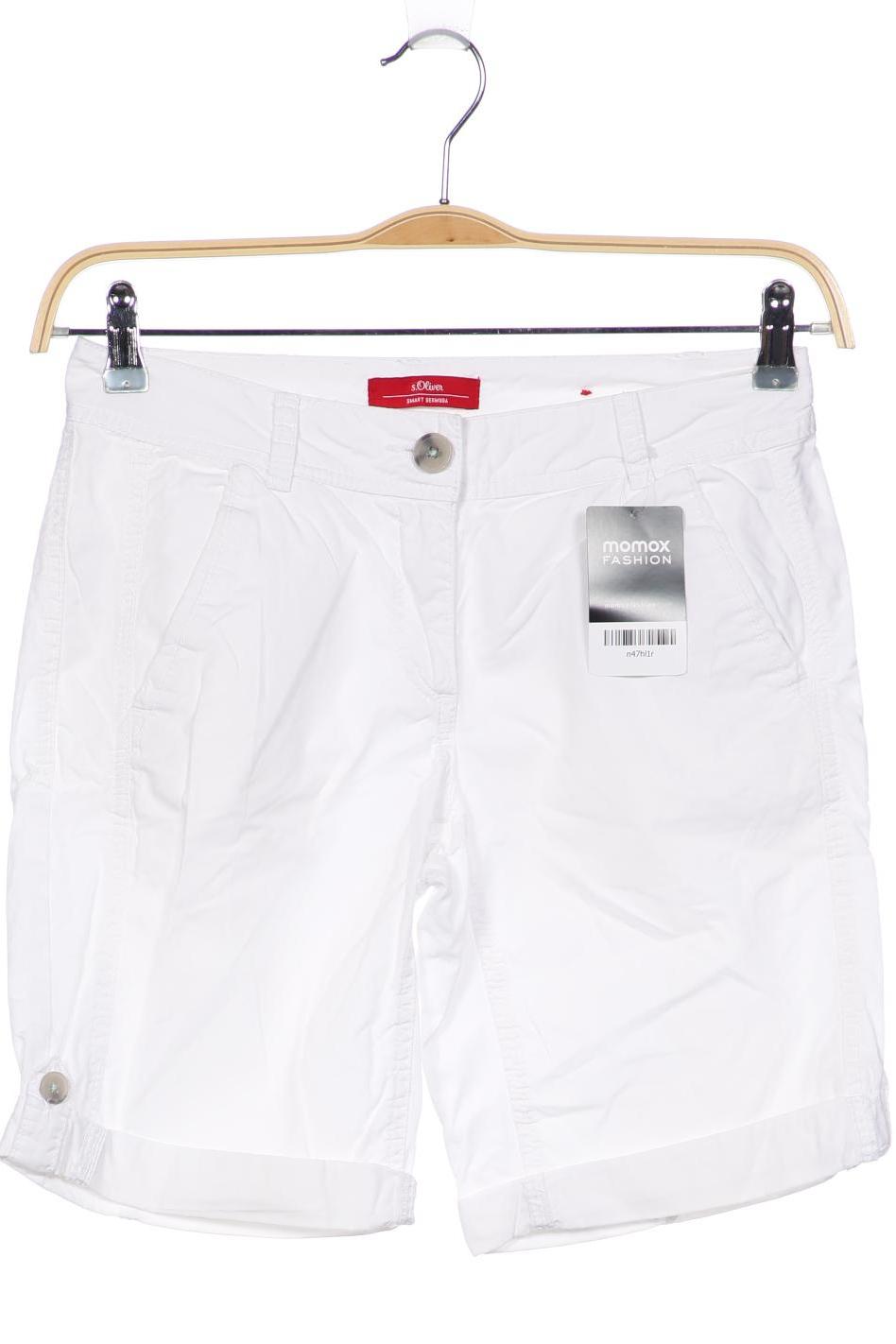 

s.Oliver Damen Shorts, weiß