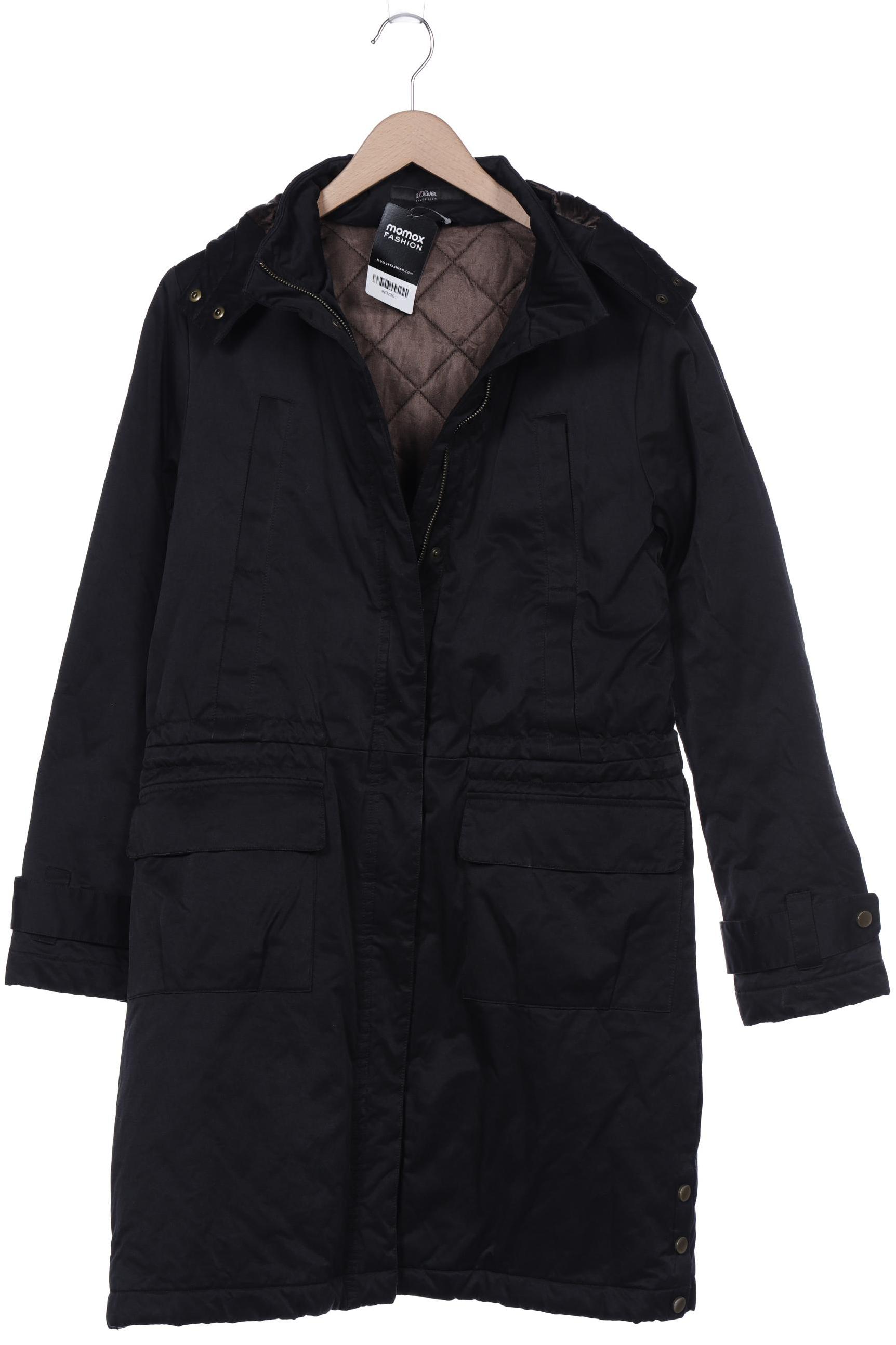 

s.Oliver Damen Mantel, schwarz