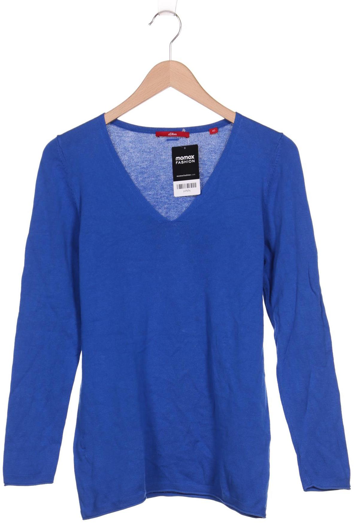 

s.Oliver Damen Pullover, blau, Gr. 40