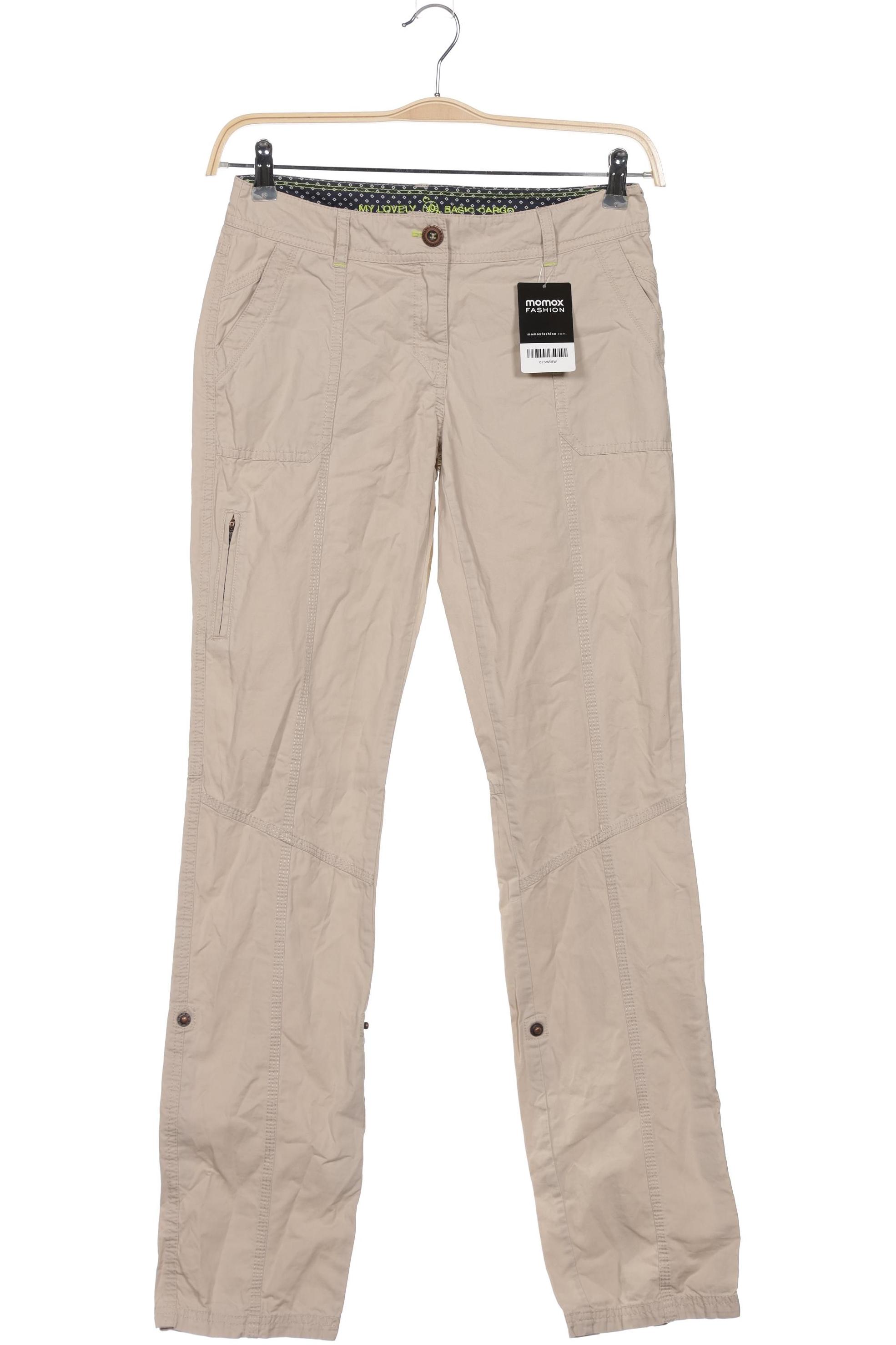 

s.Oliver Damen Stoffhose, beige, Gr. 34