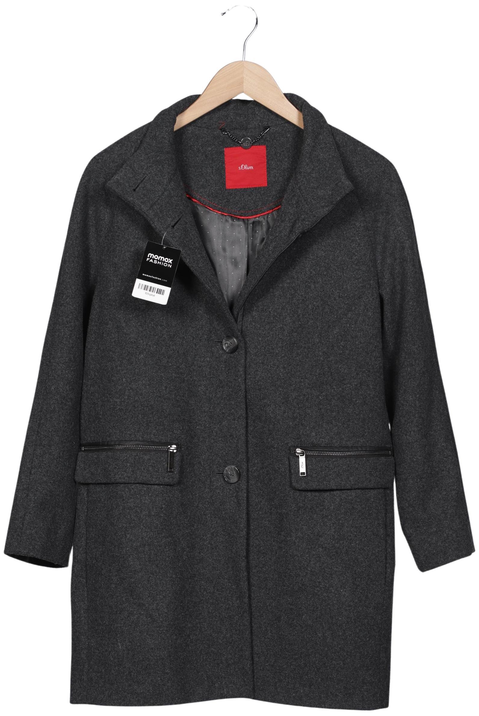 

s.Oliver Damen Mantel, grau, Gr. 40
