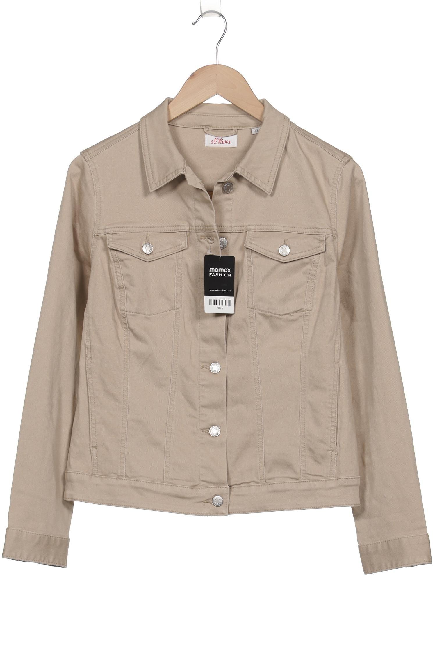 

s.Oliver Damen Jacke, beige, Gr. 42