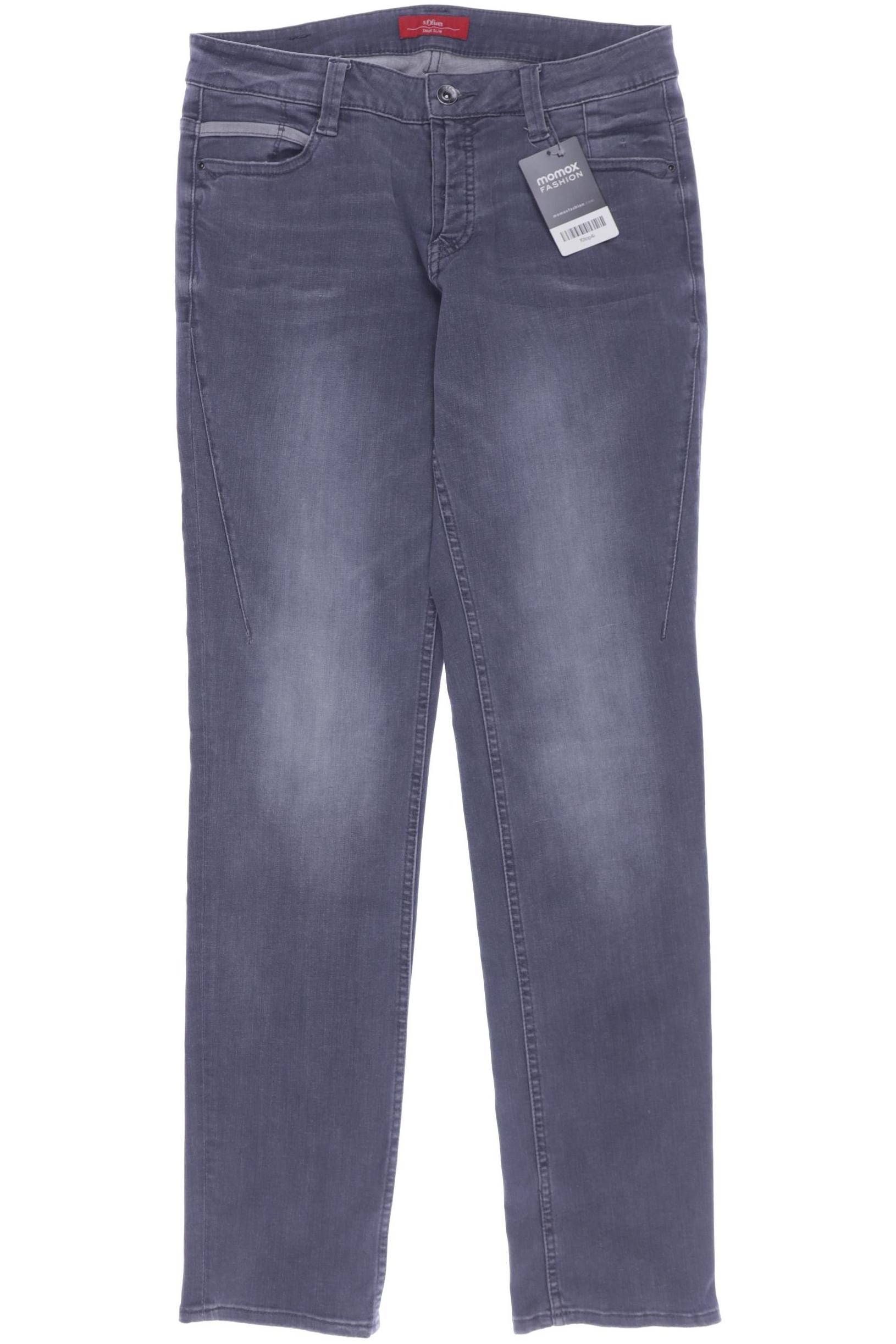 

s.Oliver Damen Jeans, grau