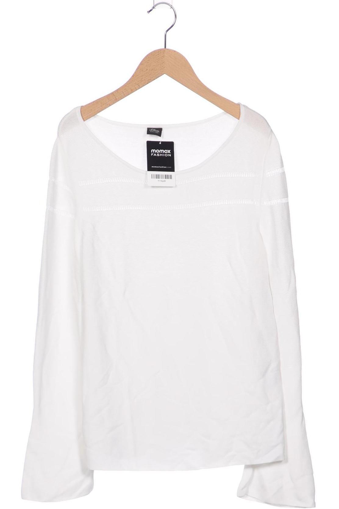 

s.Oliver Damen Pullover, weiß, Gr. 38