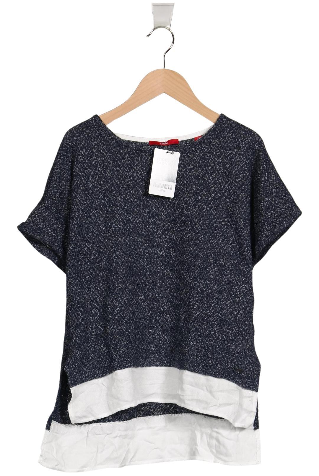 

s.Oliver Damen T-Shirt, marineblau, Gr. 36