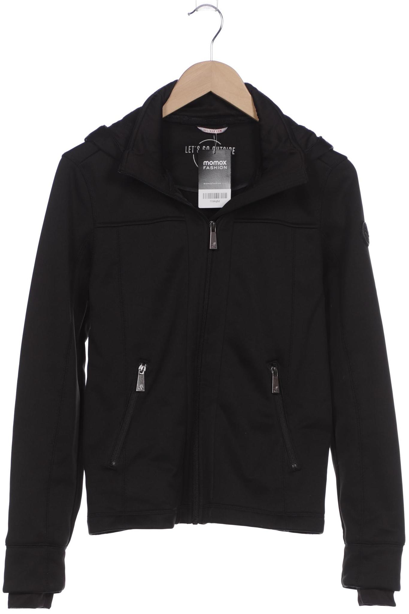 

s.Oliver Damen Jacke, schwarz, Gr. 38