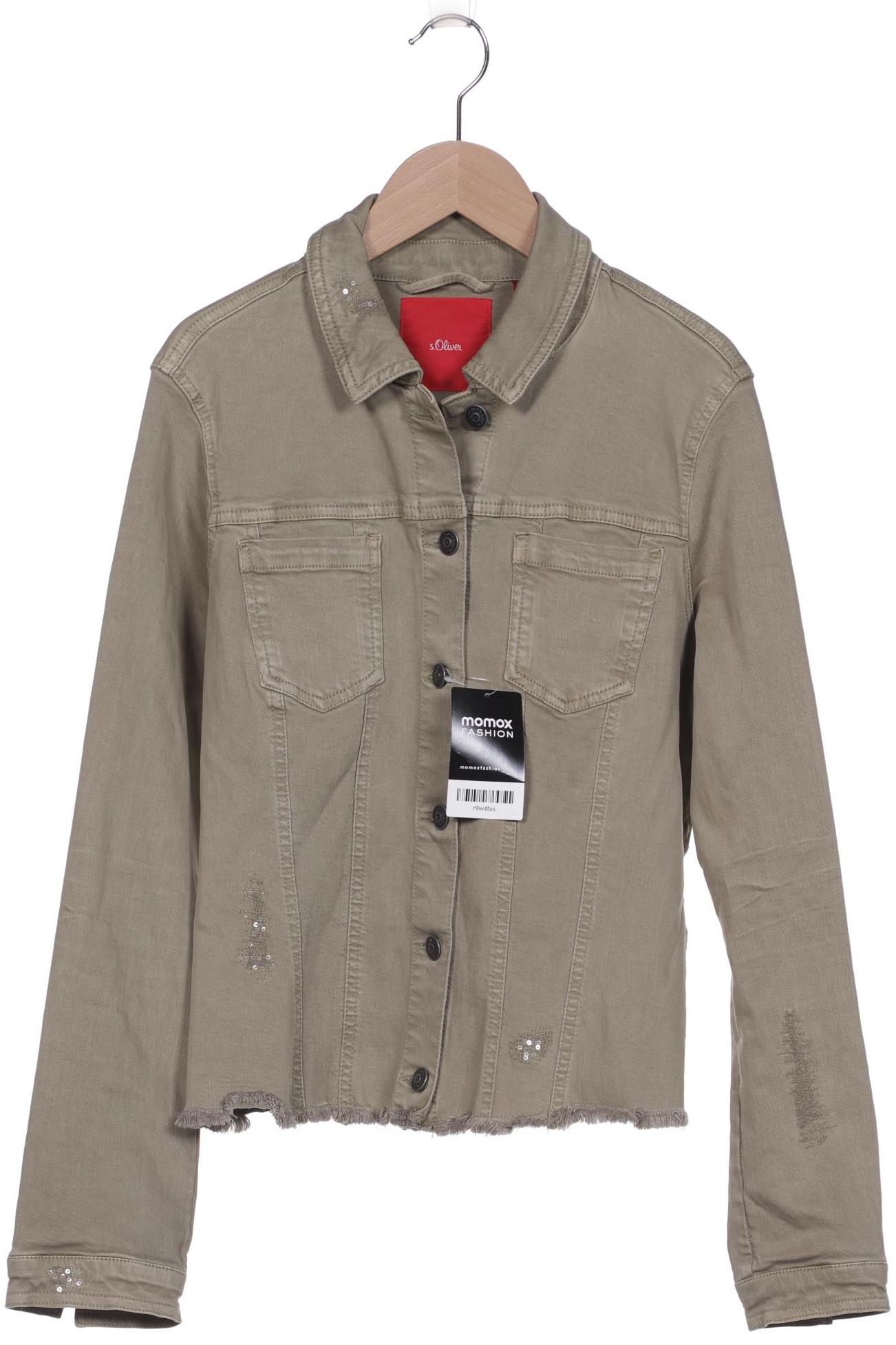 

s.Oliver Damen Jacke, grün, Gr. 38