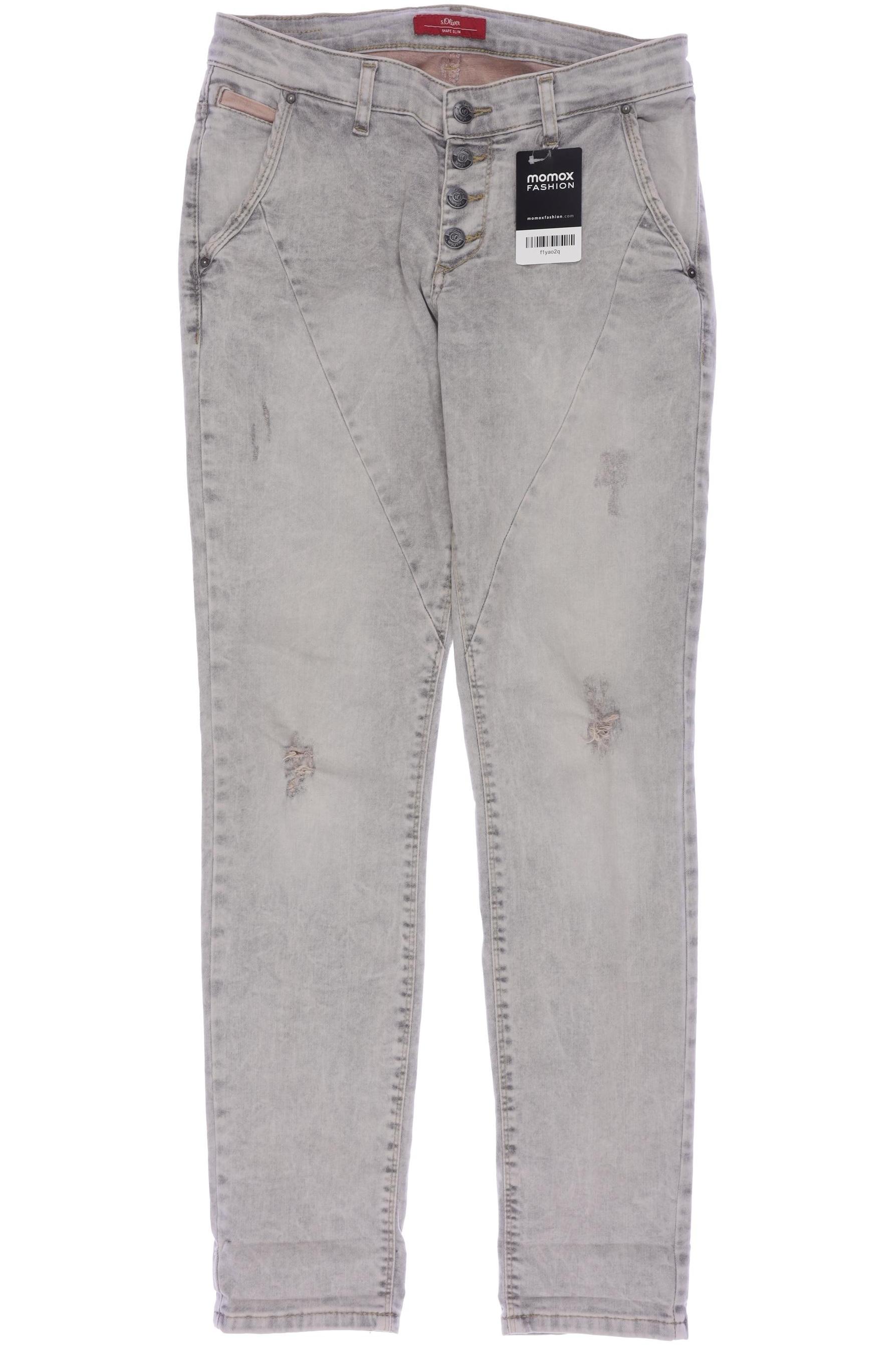 

s.Oliver Damen Jeans, grau, Gr. 28