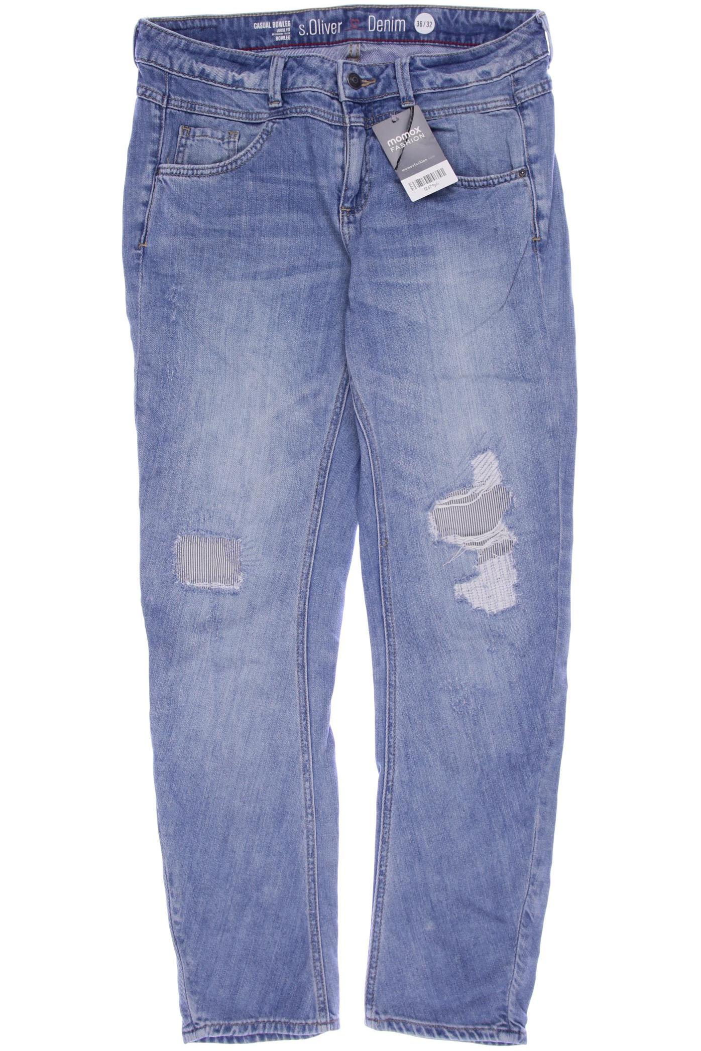 

s.Oliver Damen Jeans, blau
