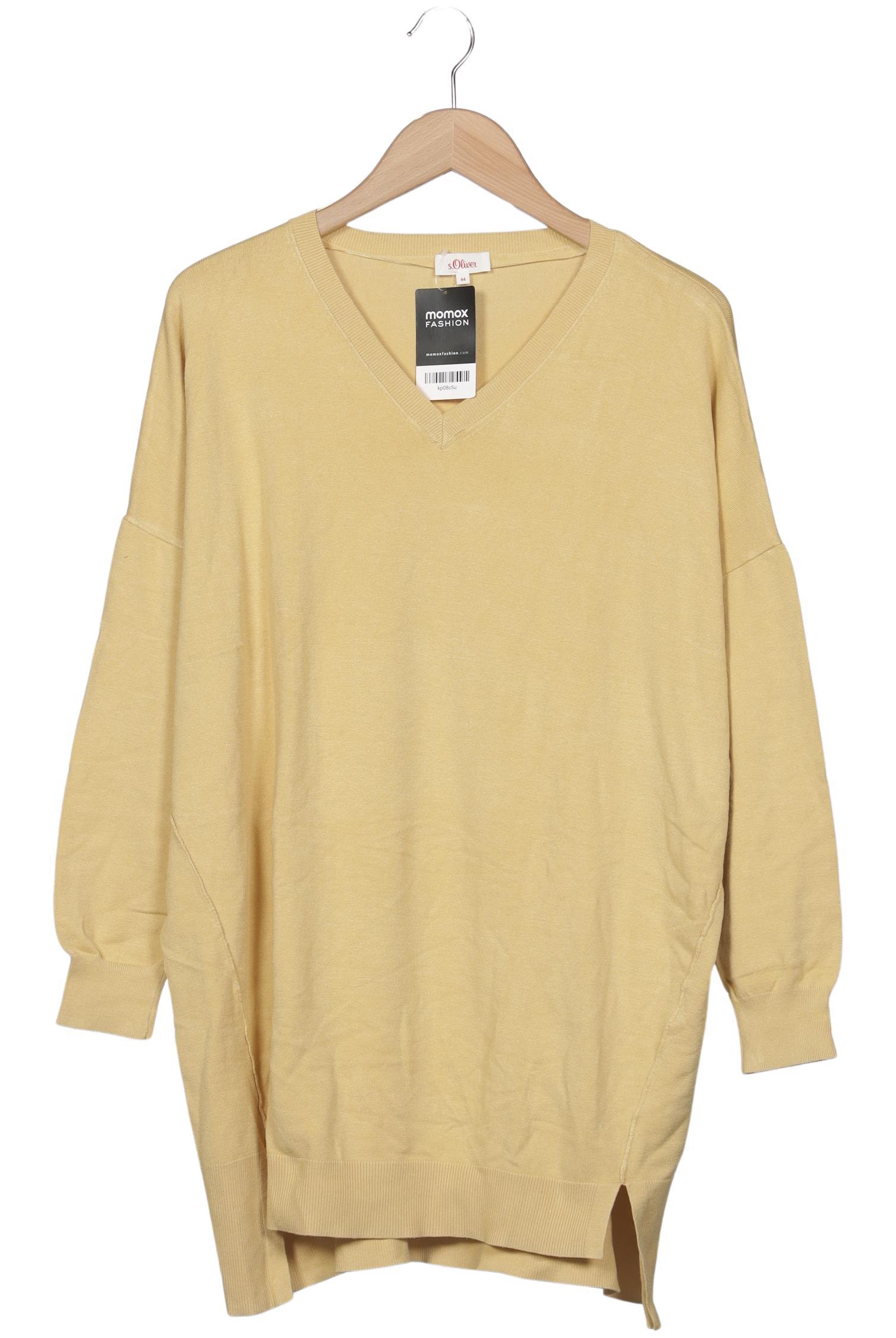 

s.Oliver Damen Pullover, gelb, Gr. 44