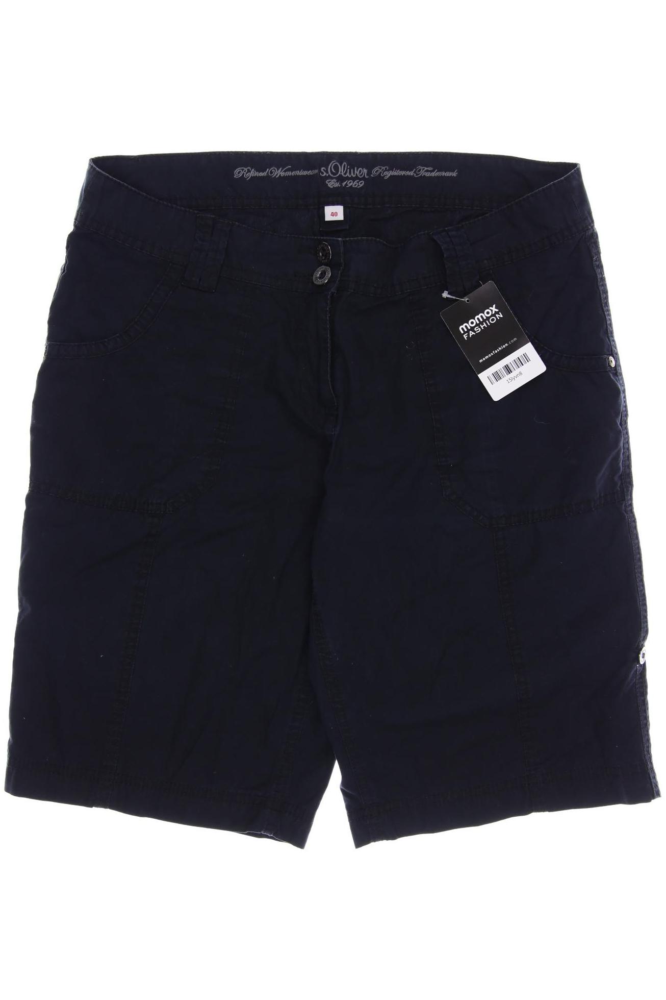 

s.Oliver Damen Shorts, schwarz