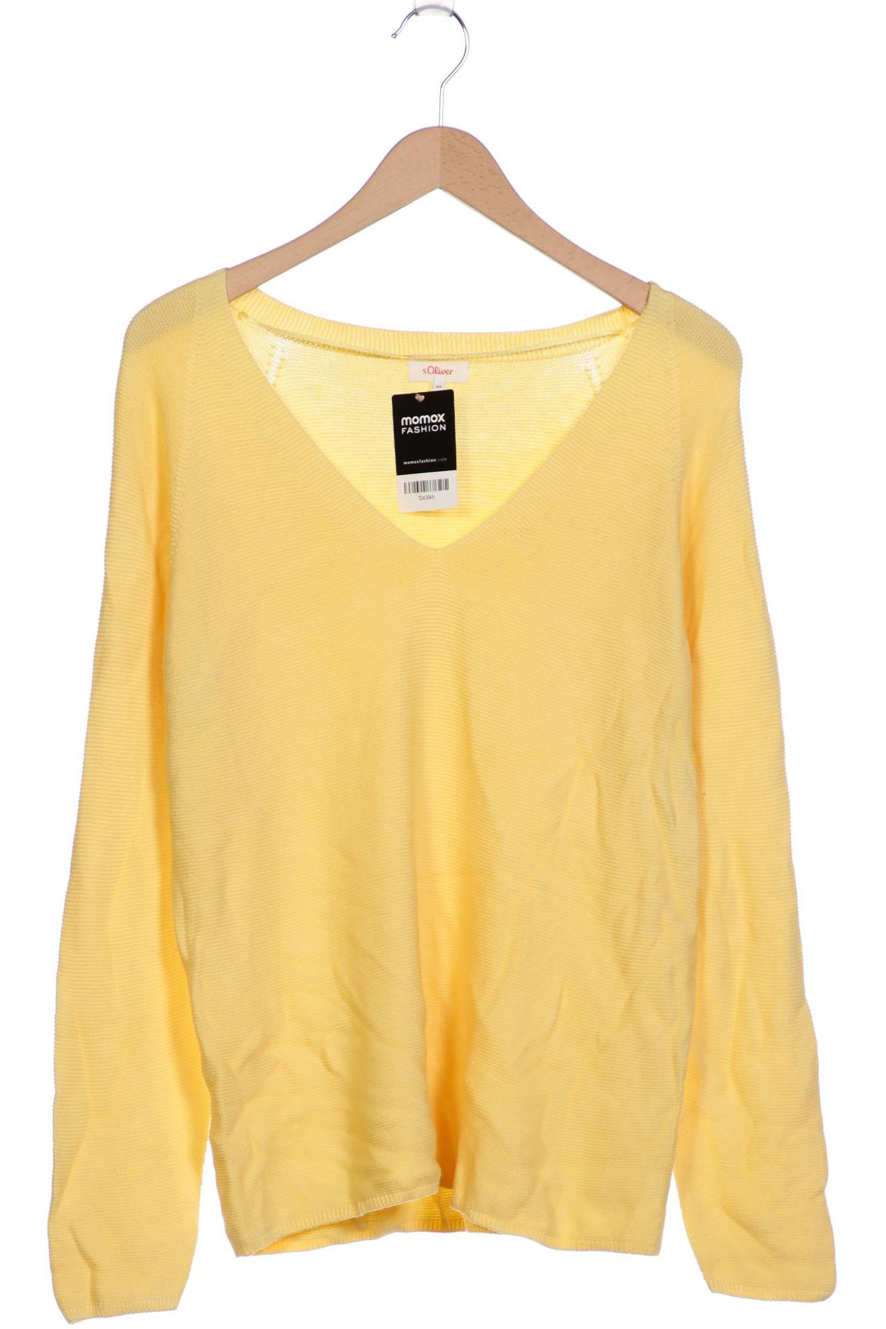

s.Oliver Damen Pullover, gelb, Gr. 44