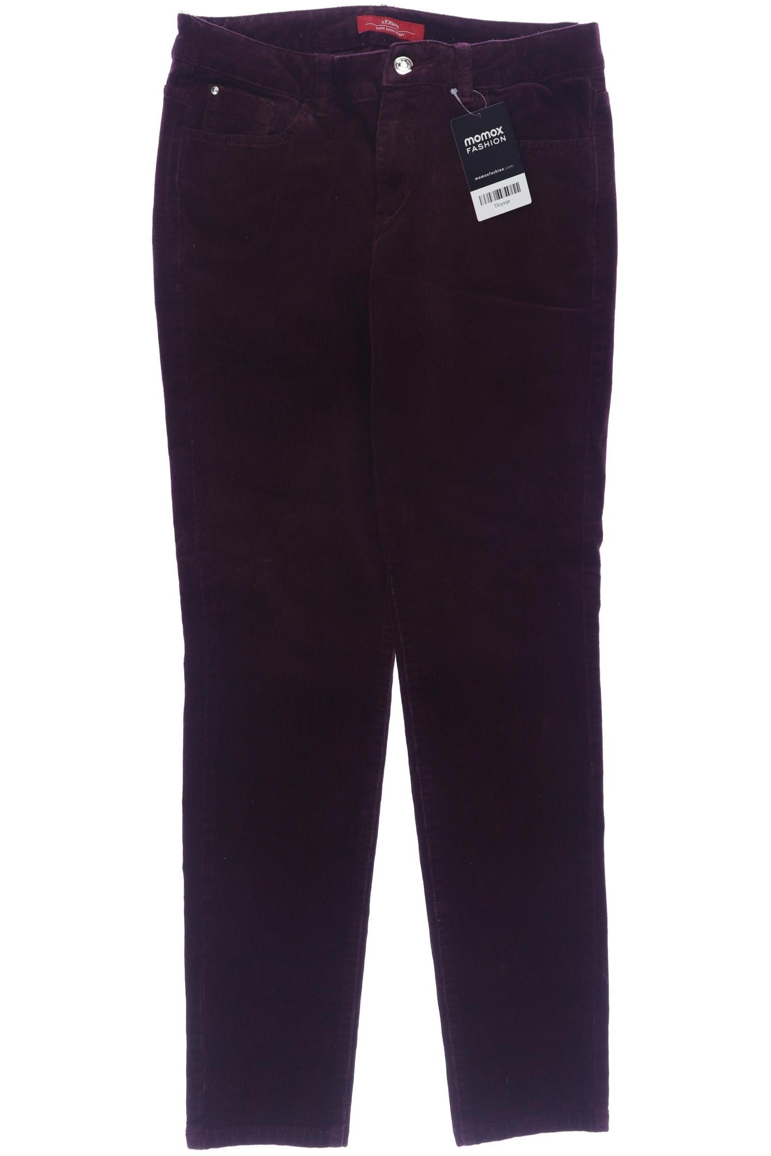 

s.Oliver Damen Stoffhose, bordeaux, Gr. 36