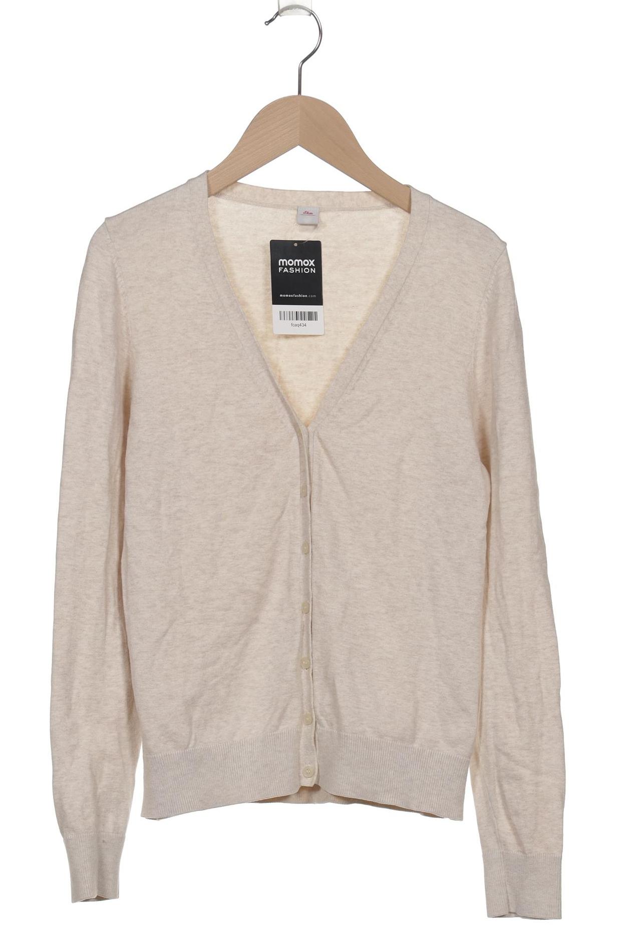 

s.Oliver Damen Strickjacke, cremeweiß, Gr. 36