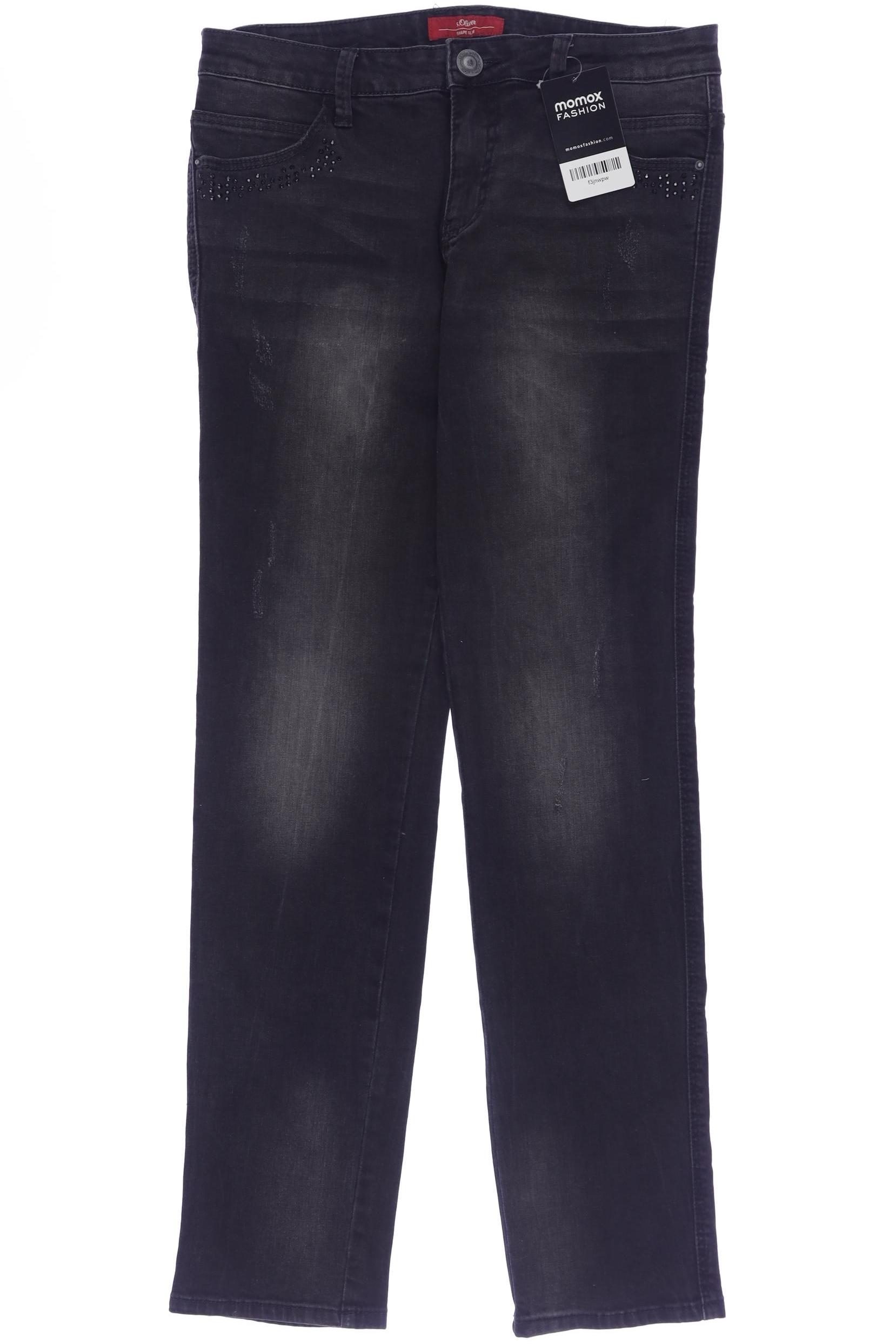 

s.Oliver Damen Jeans, schwarz, Gr. 34