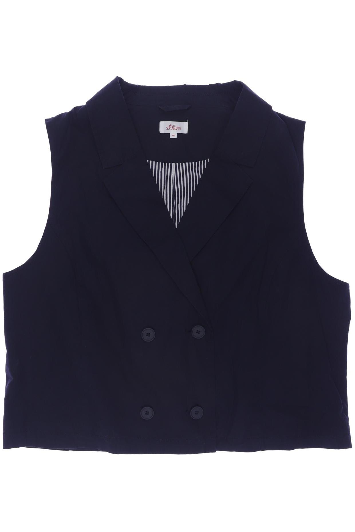 

s.Oliver Damen Weste, marineblau, Gr. 46