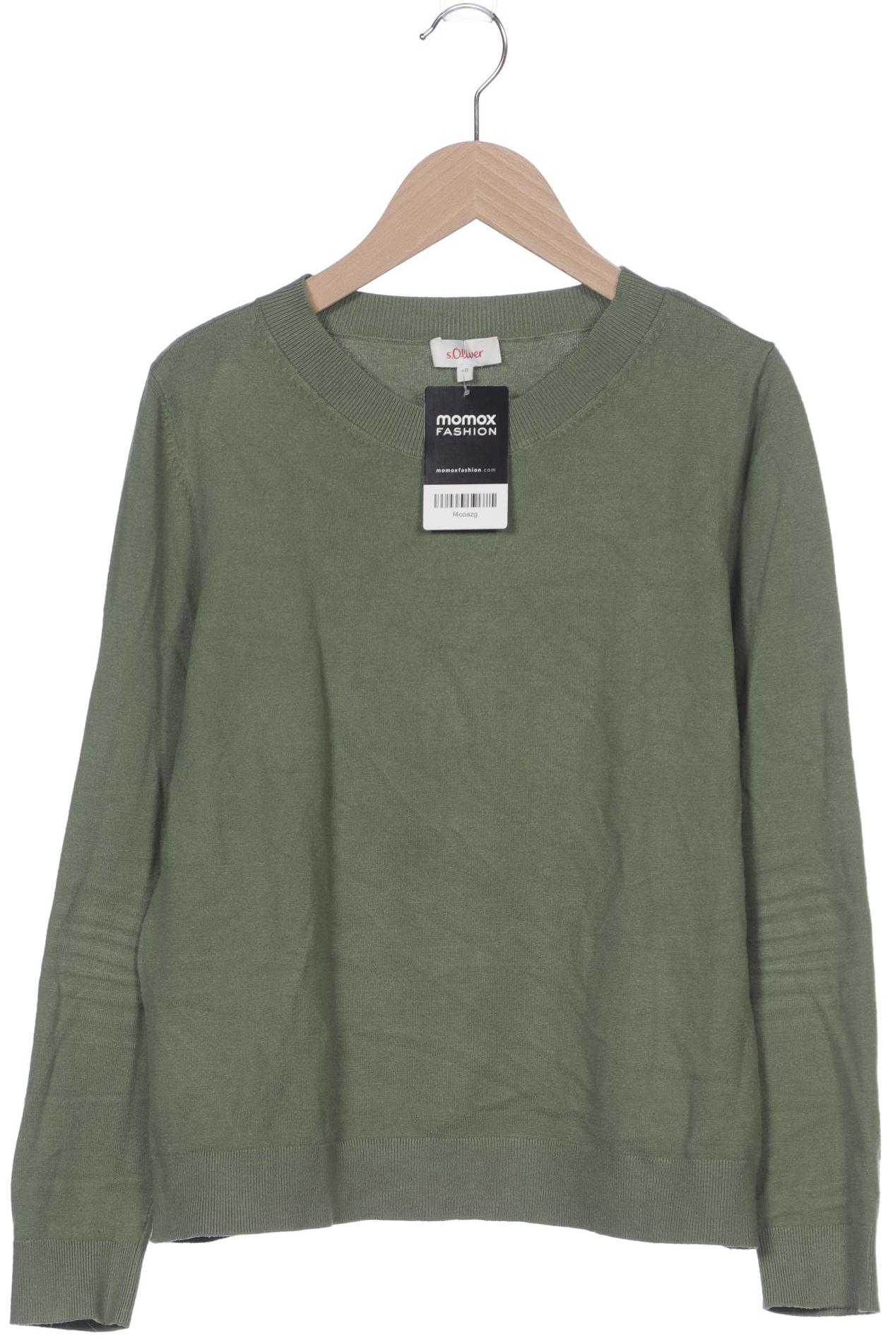 

s.Oliver Damen Pullover, grün, Gr. 40