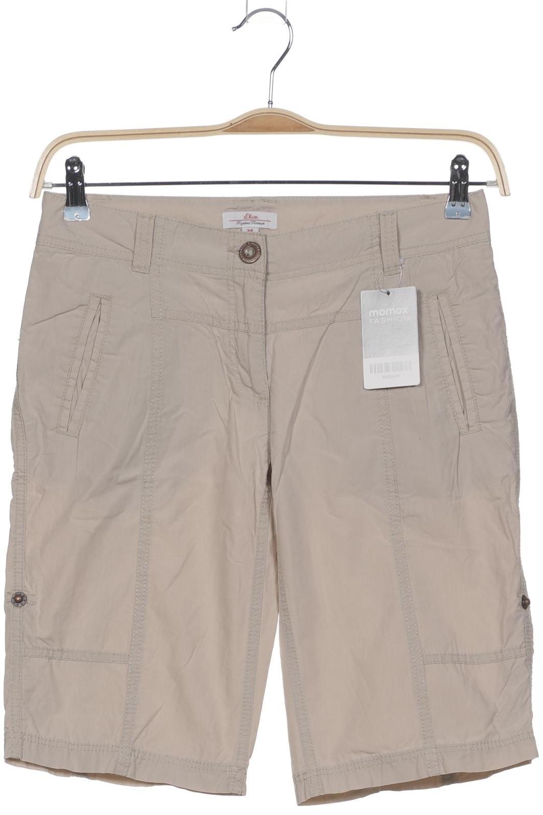 

s.Oliver Damen Shorts, cremeweiß, Gr. 34