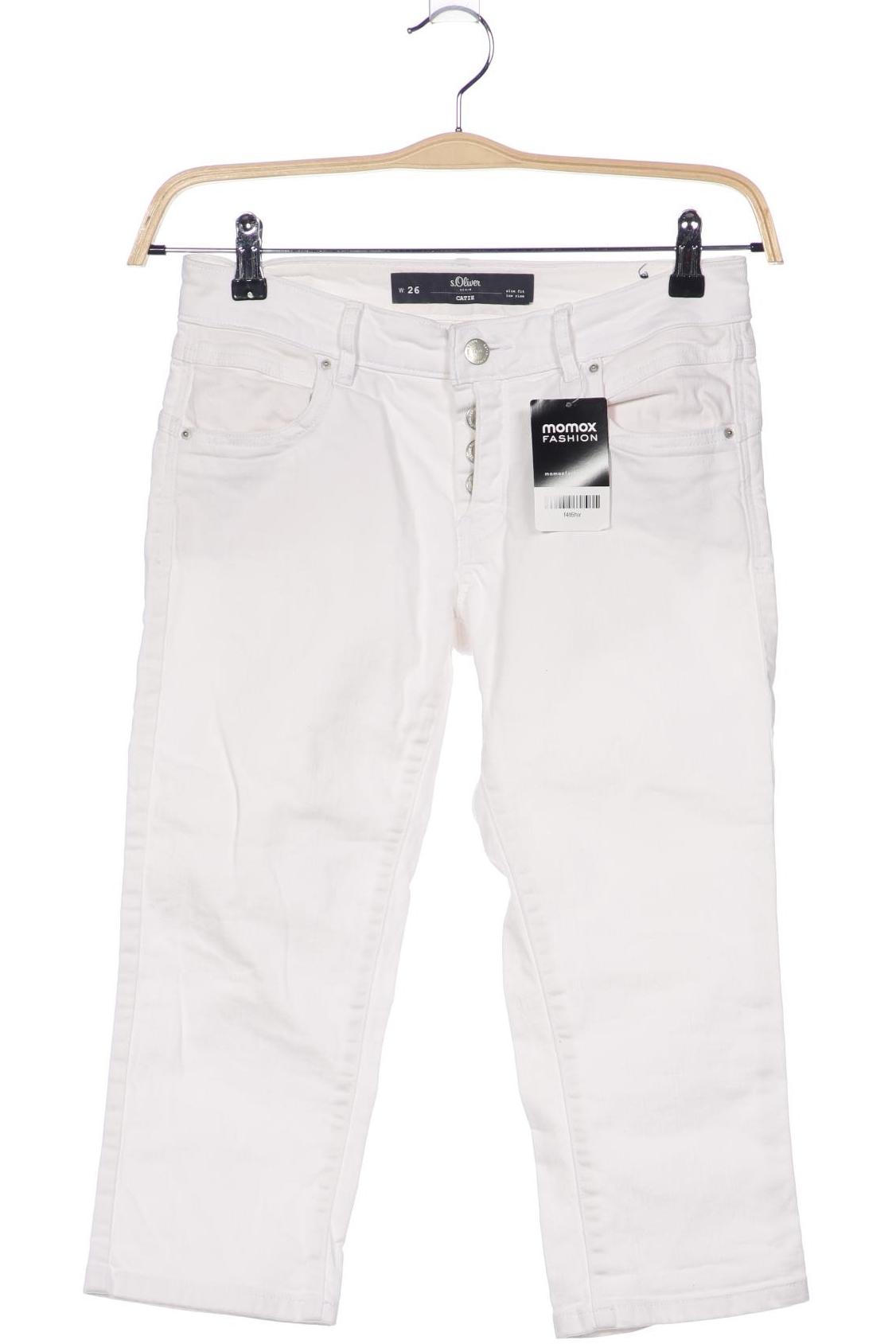 

s.Oliver Damen Jeans, weiß, Gr. 26