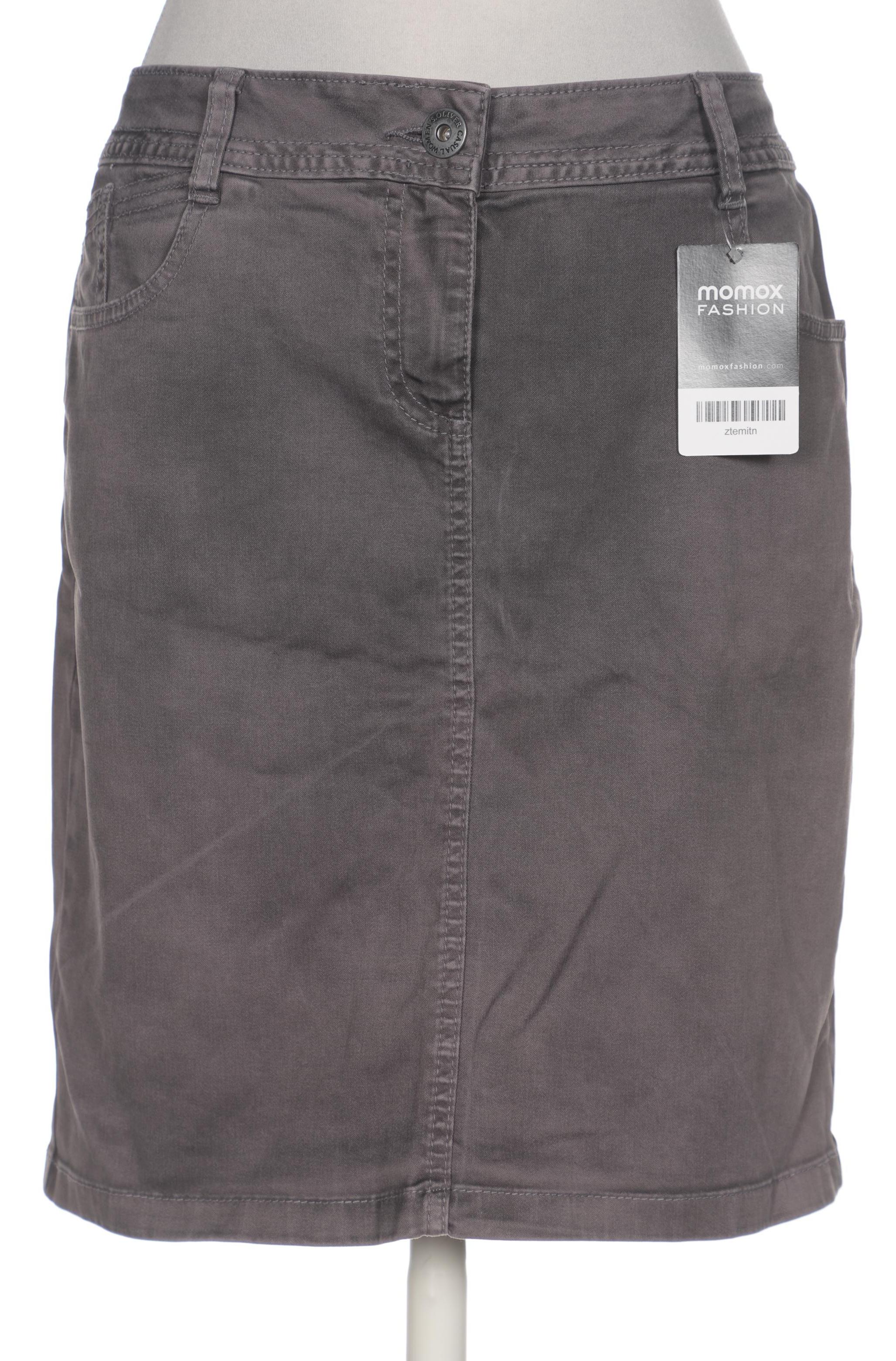 

s.Oliver Damen Rock, grau, Gr. 34