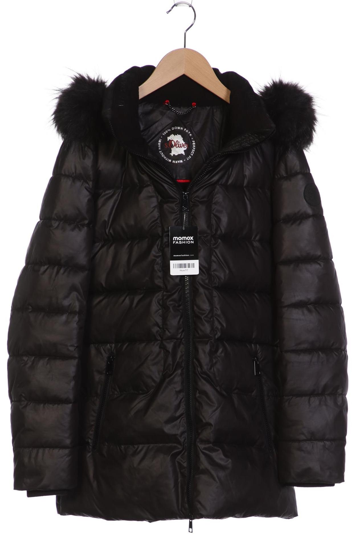 

s.Oliver Damen Mantel, schwarz