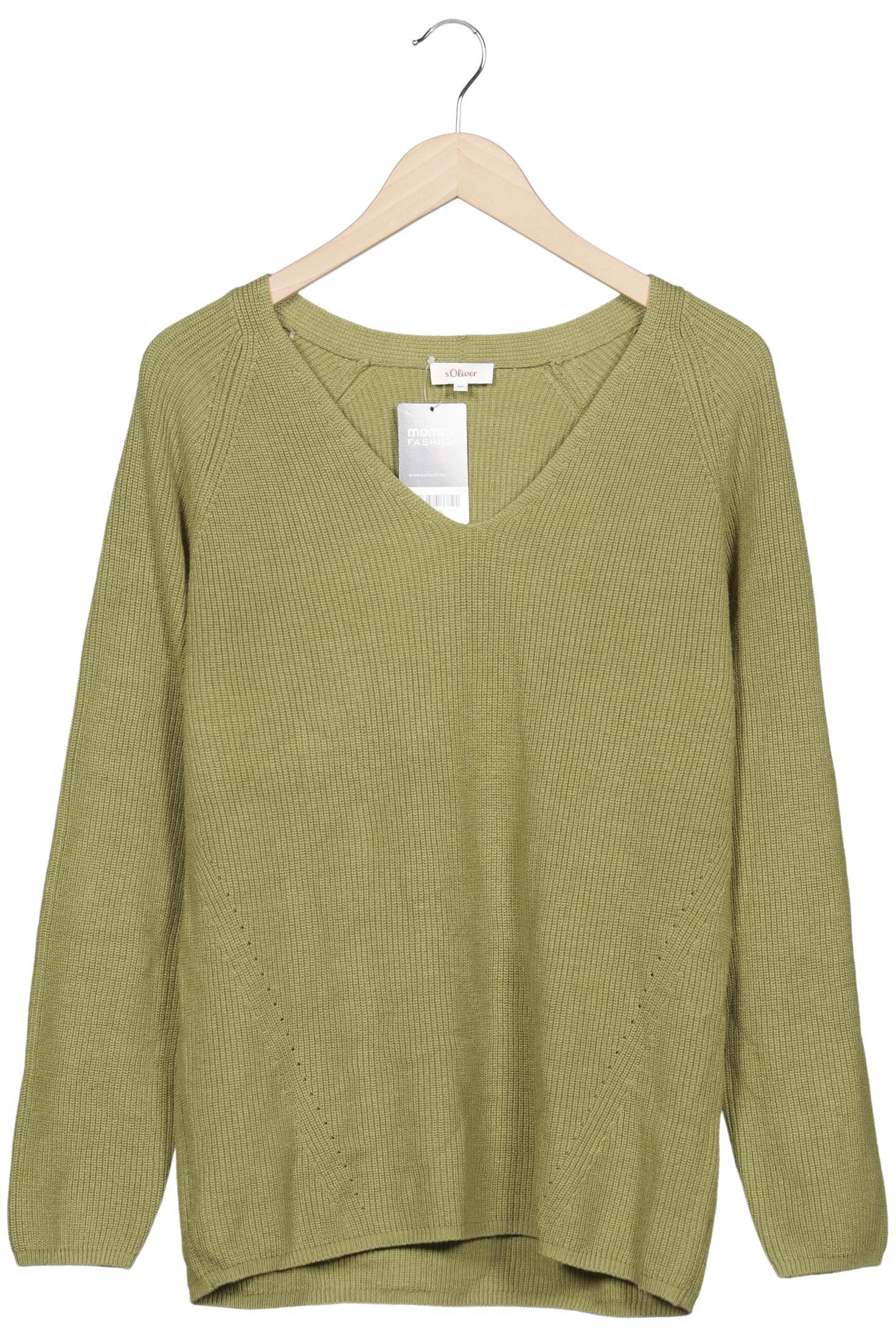 

s.Oliver Damen Pullover, grün, Gr. 44