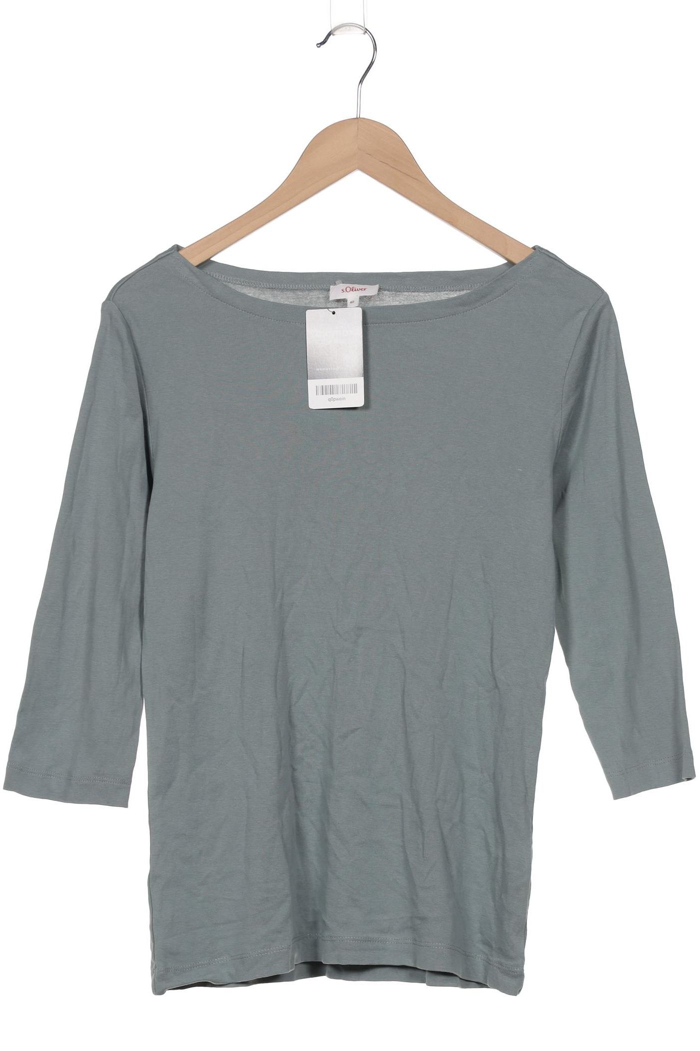 

s.Oliver Damen Langarmshirt, türkis, Gr. 40