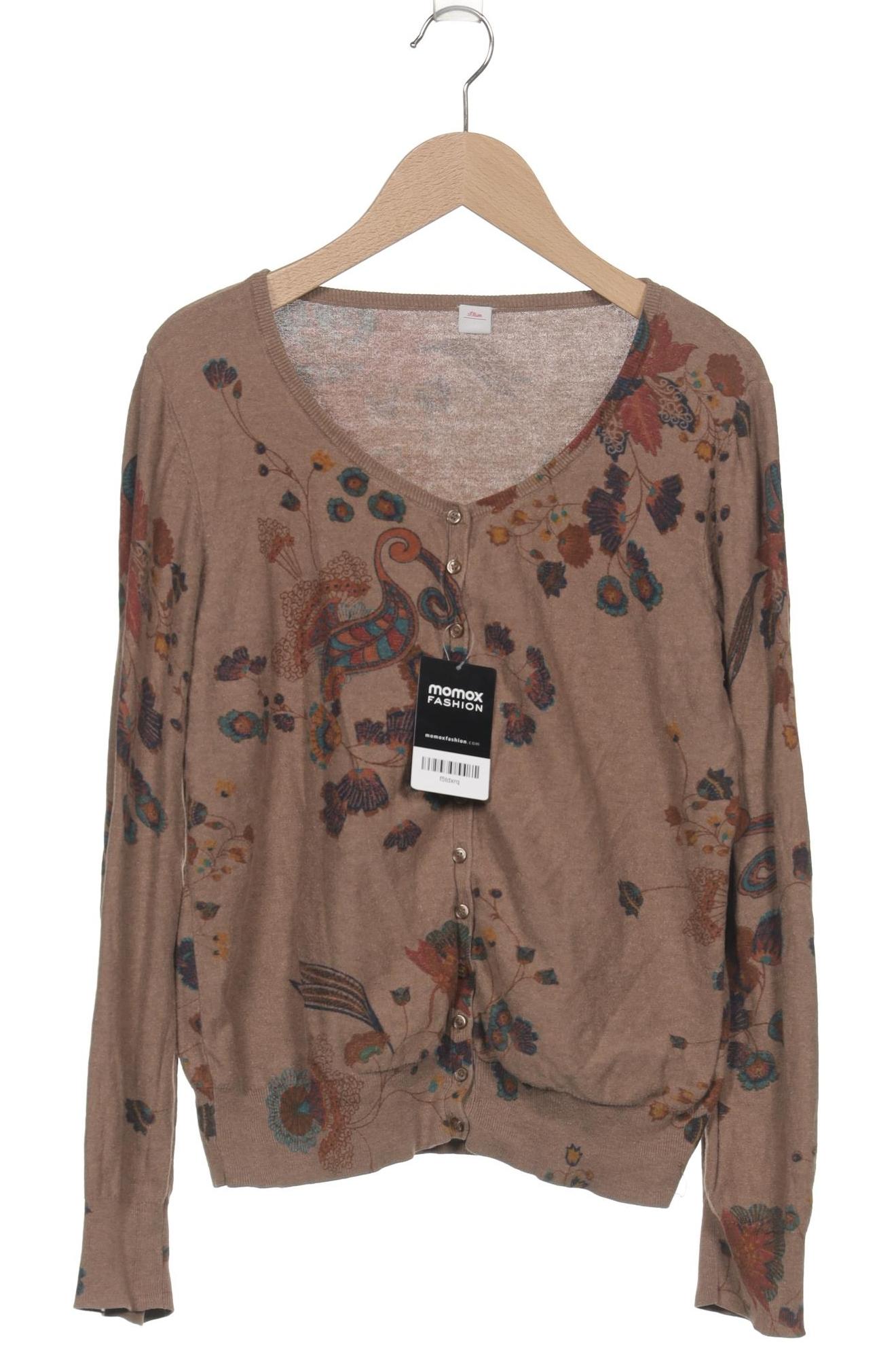 

s.Oliver Damen Strickjacke, braun, Gr. 40