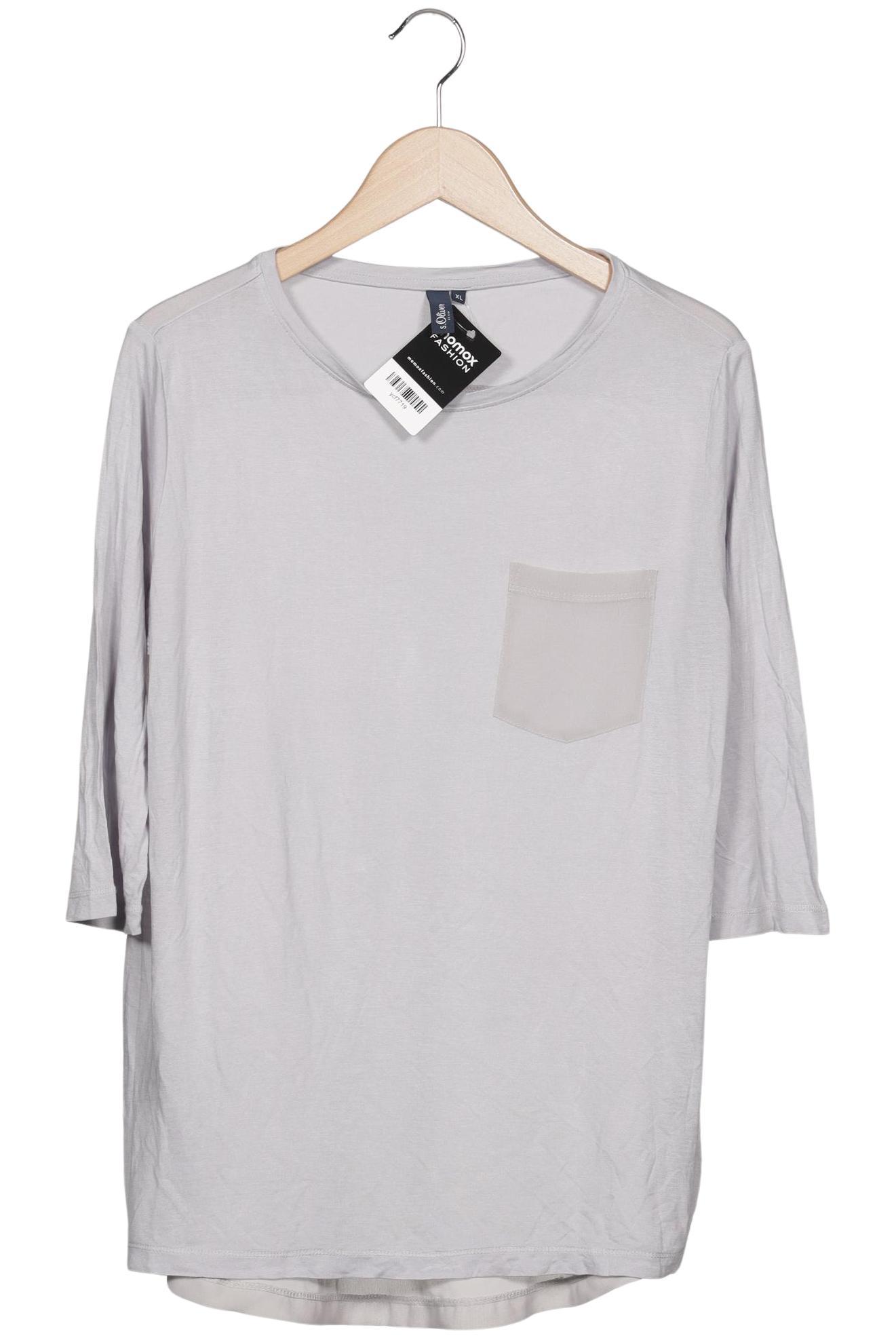 

s.Oliver Damen Langarmshirt, grau, Gr. 44