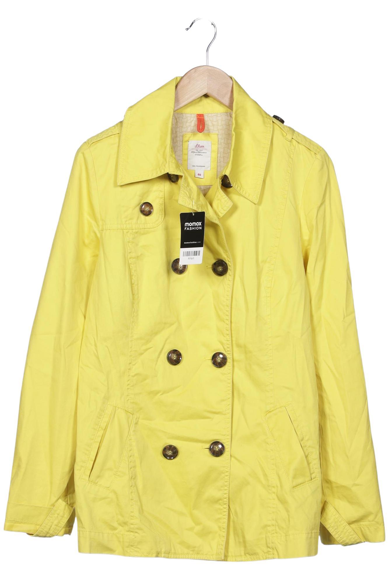

s.Oliver Damen Jacke, gelb, Gr. 40