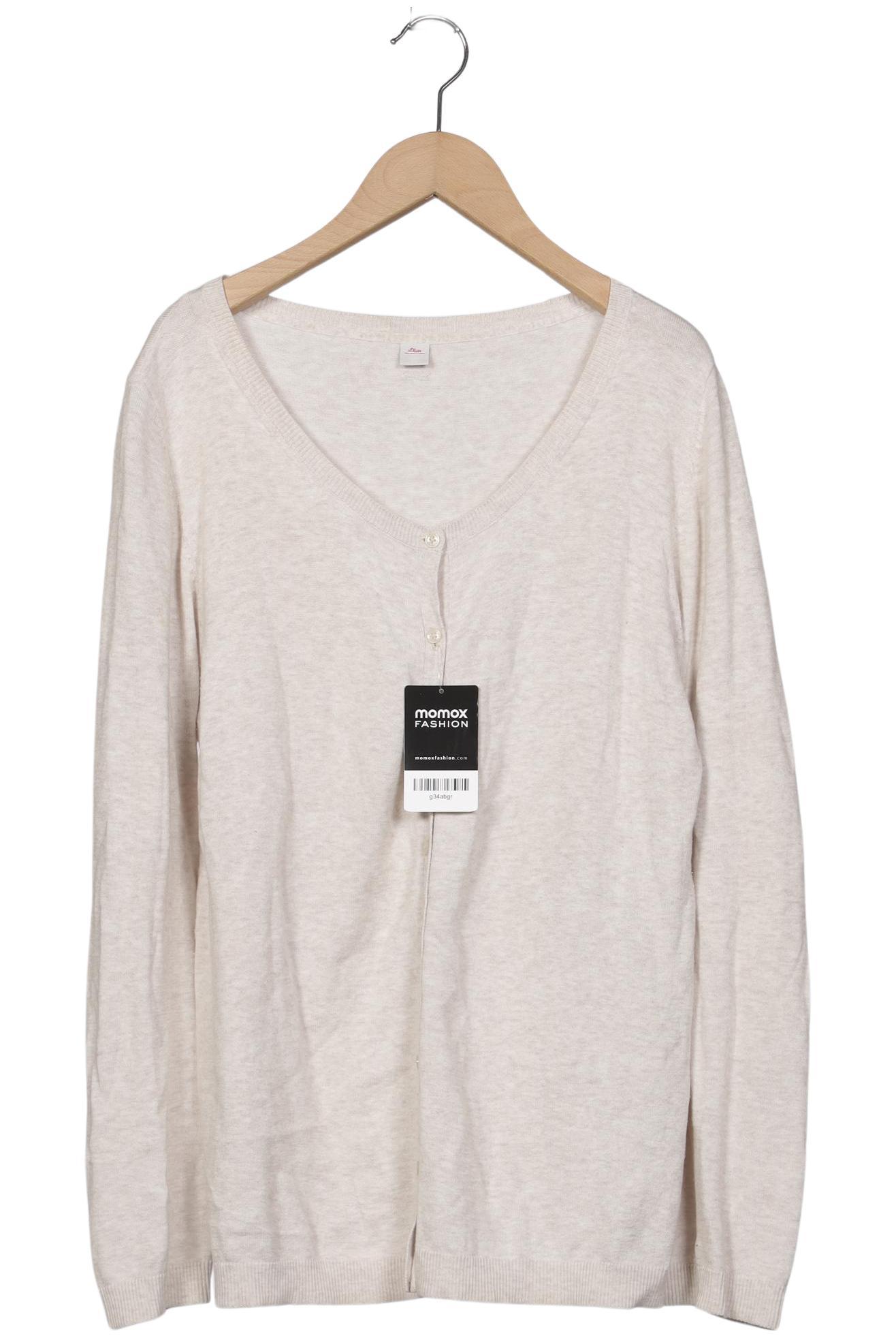 

s.Oliver Damen Strickjacke, beige, Gr. 44