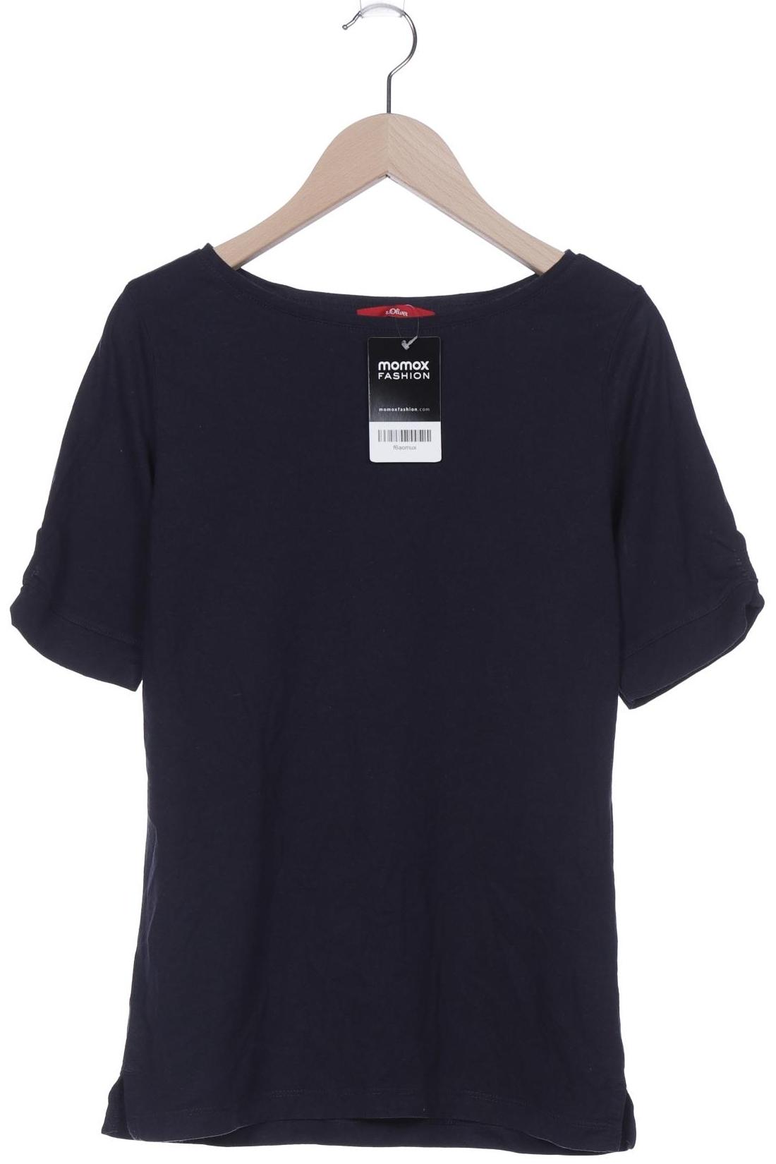 

s.Oliver Damen T-Shirt, marineblau, Gr. 34