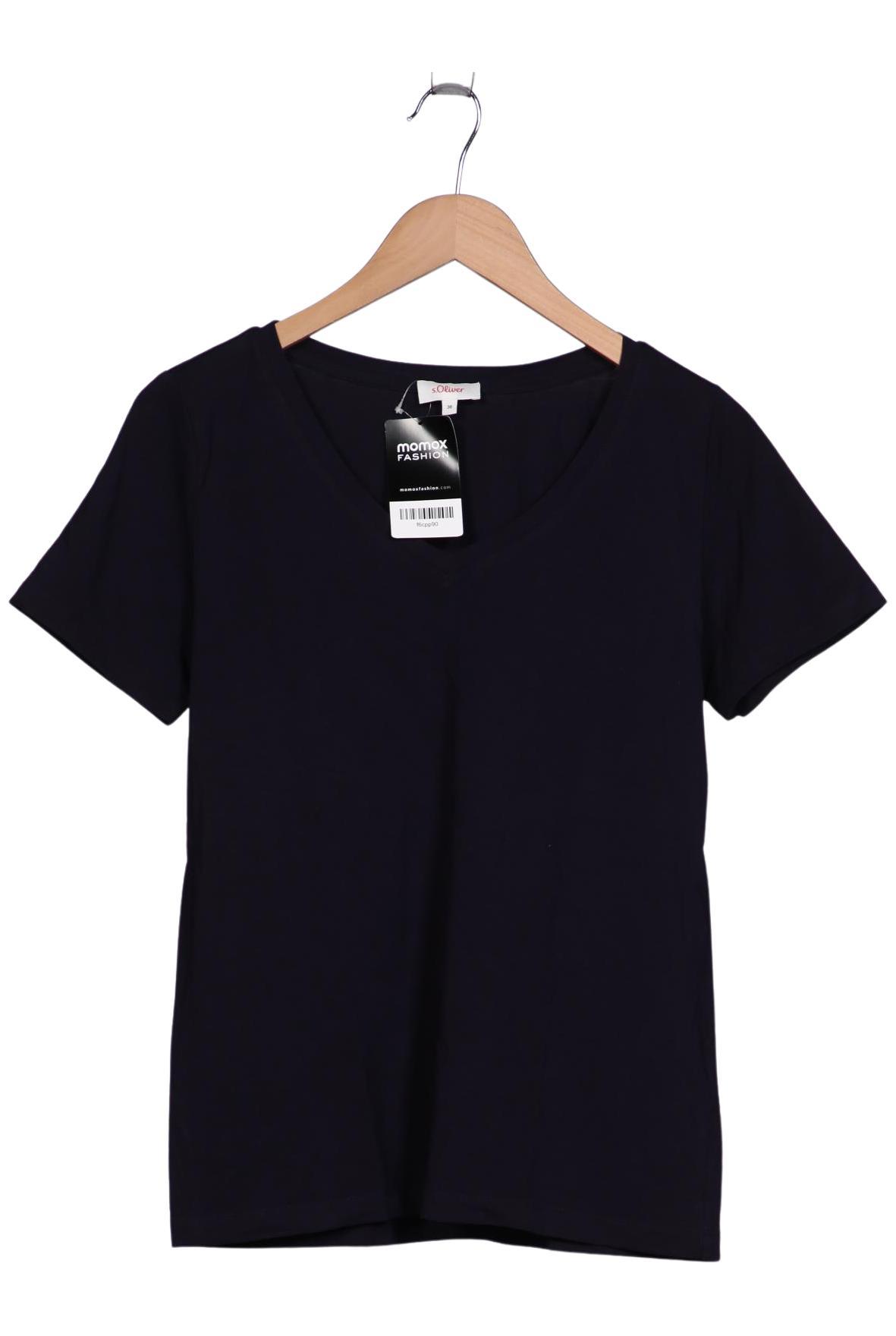 

s.Oliver Damen T-Shirt, marineblau, Gr. 36