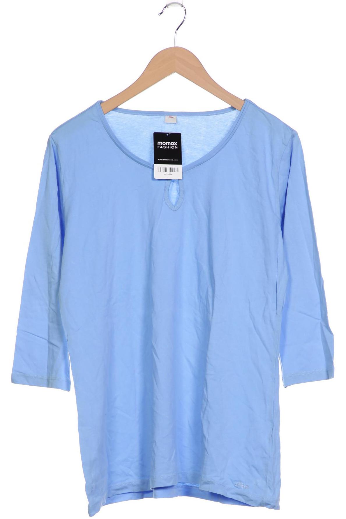 

s.Oliver Damen Langarmshirt, blau, Gr. 46