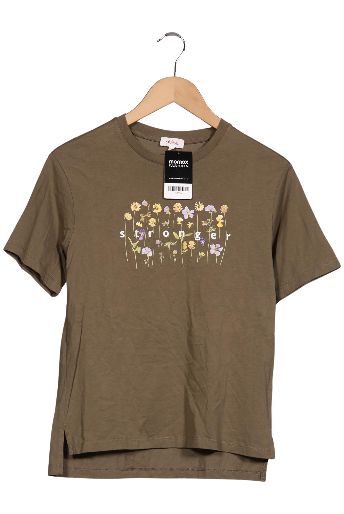 

s.Oliver Damen T-Shirt, grün, Gr. 34