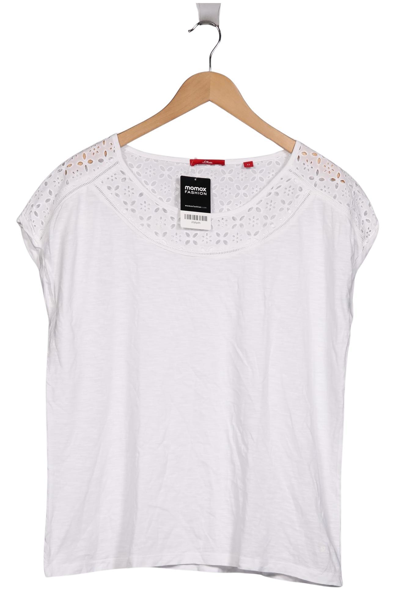 

s.Oliver Damen T-Shirt, weiß, Gr. 42
