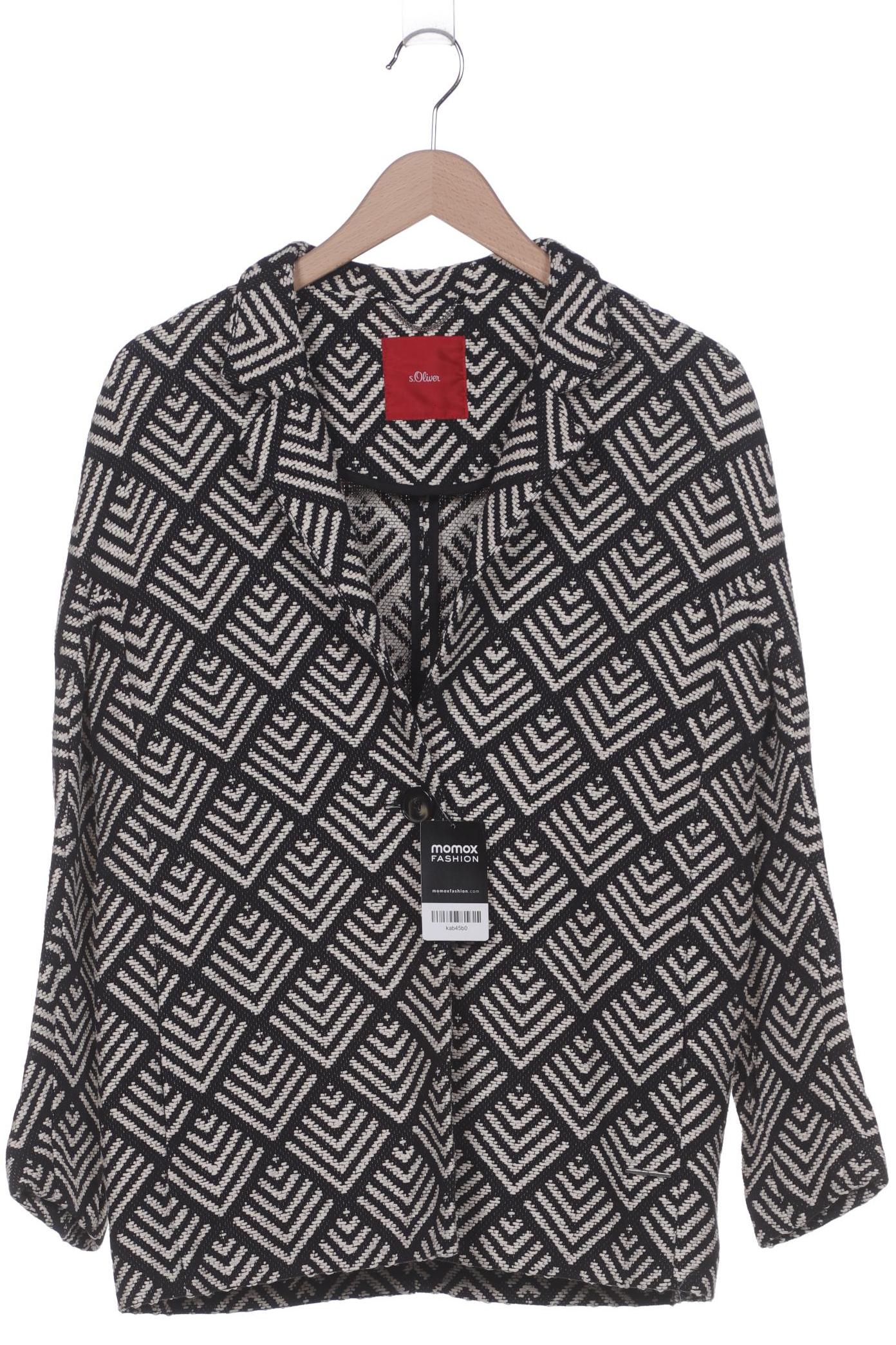 

s.Oliver Damen Jacke, schwarz, Gr. 34